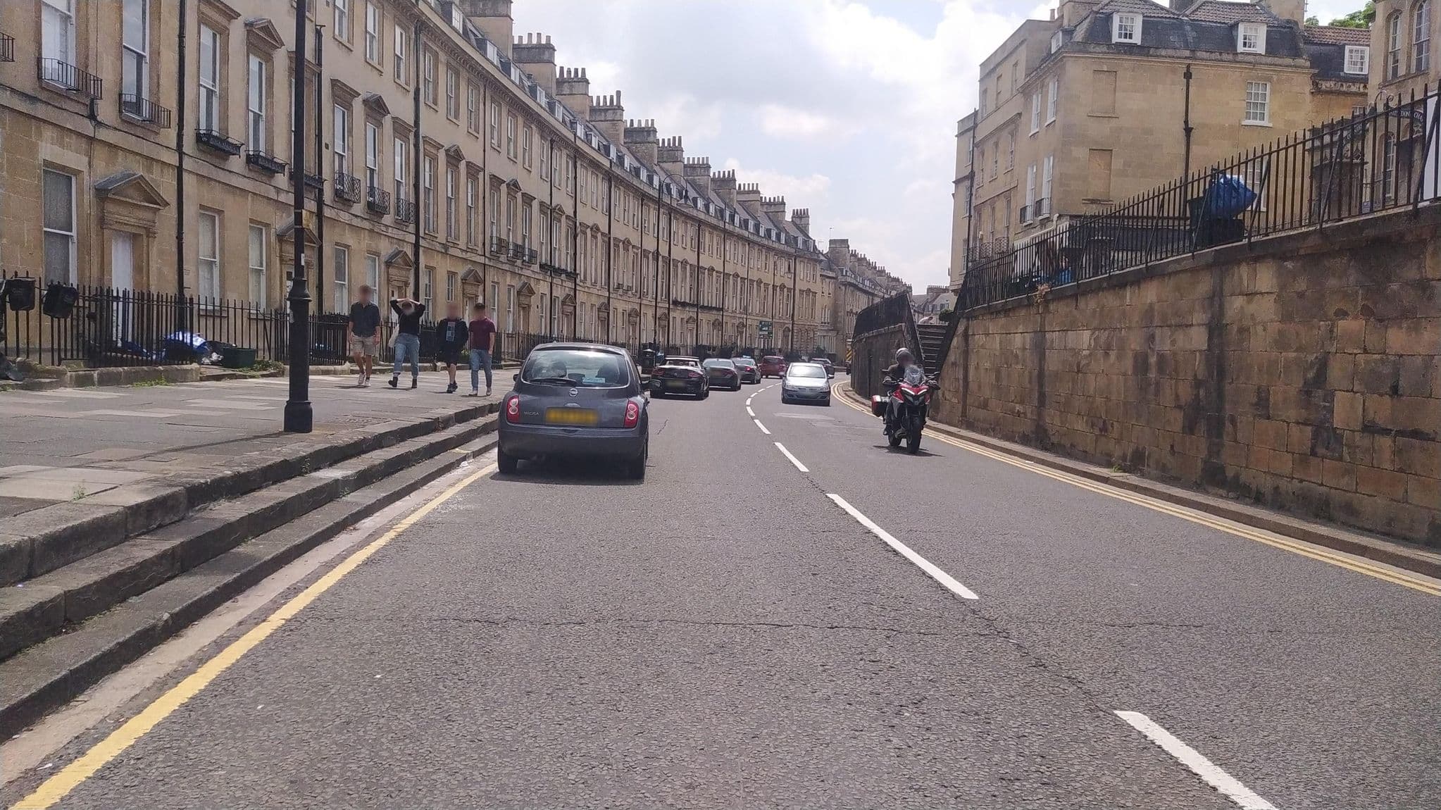 Street view near Belmont House, Bath — © noid (CC BY-SA · Mapillary)