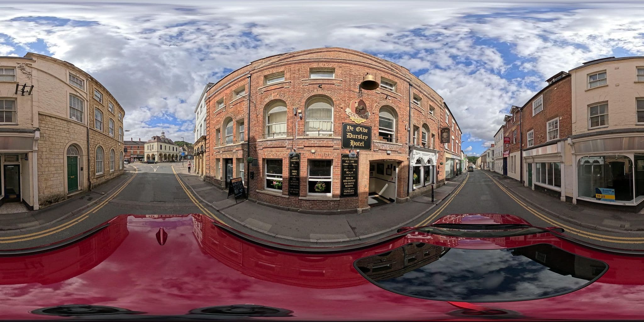 Street view near Old Bell Hotel, Dursley — © southglos (CC BY-SA · Mapillary)