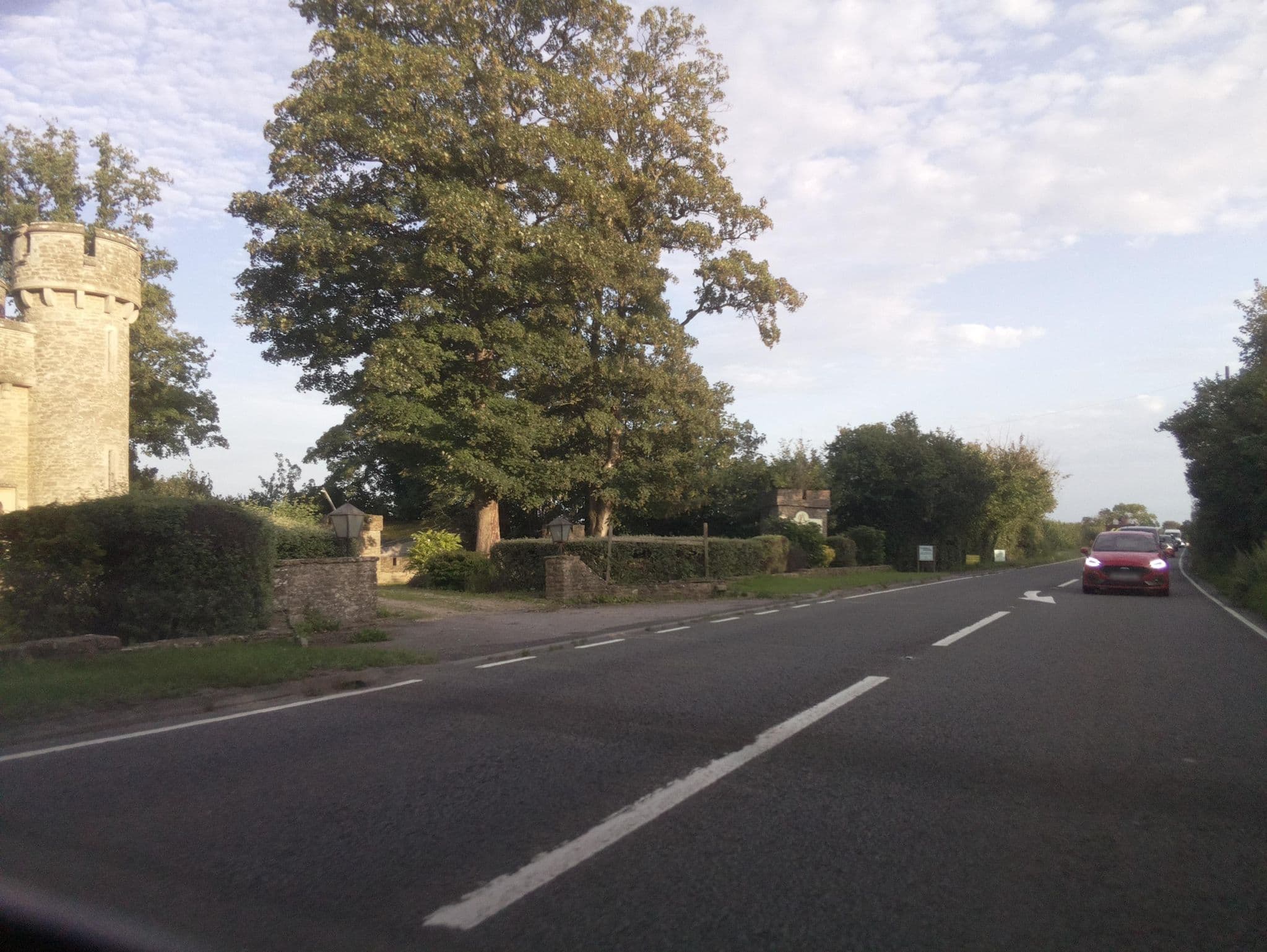 Street view near Bath Lodge Castle, Rode — © southglos (CC BY-SA · Mapillary)
