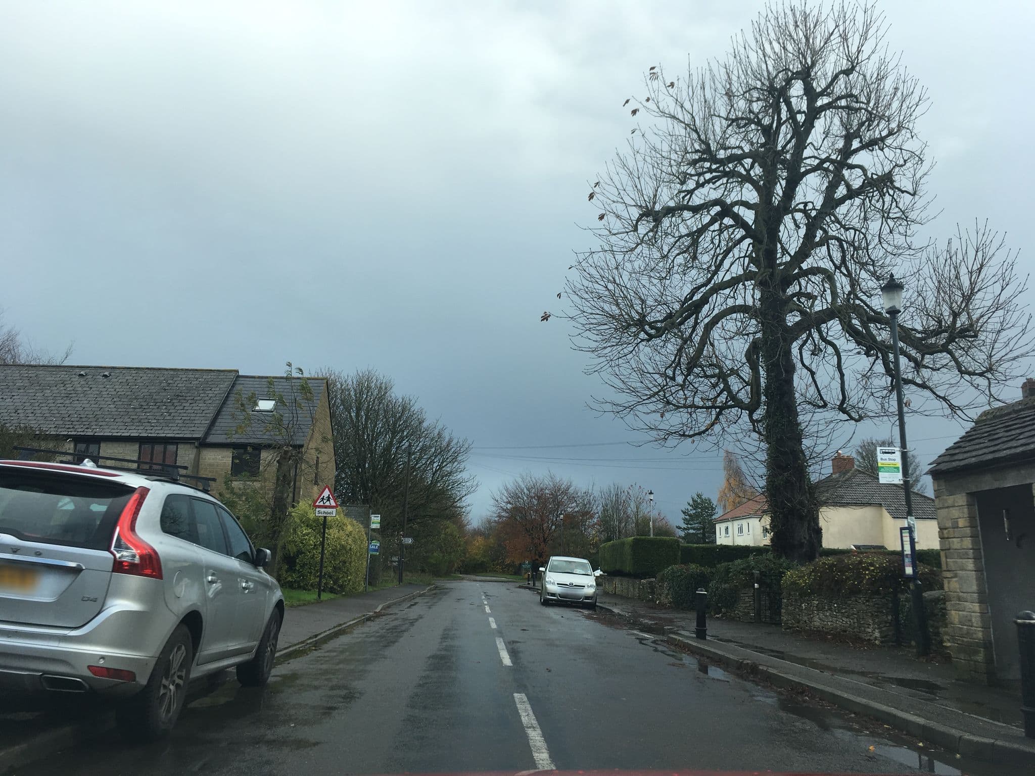 Street view near Snow at the Barn, Colerne — © southglos (CC BY-SA · Mapillary)