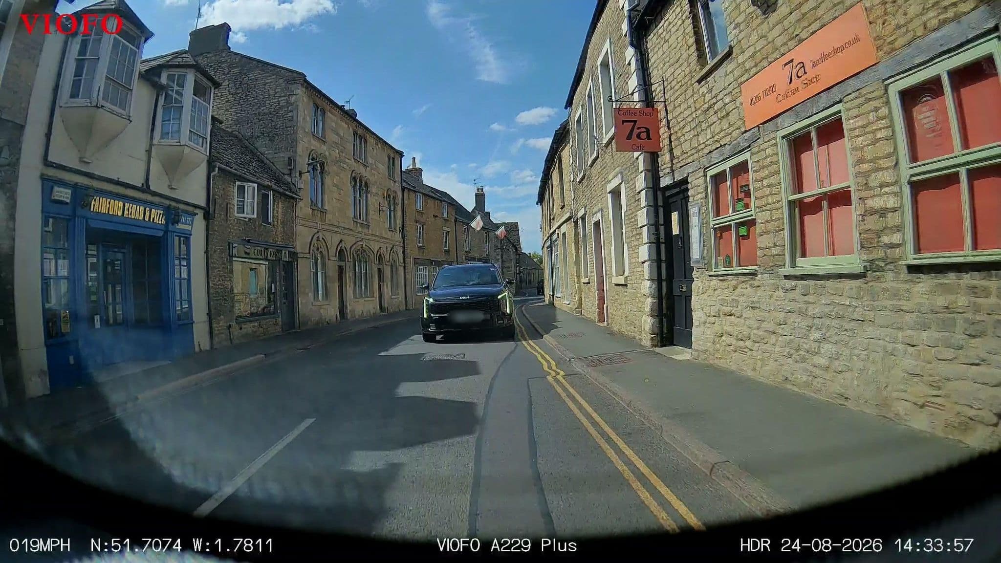 Street view near Tudor Cottage, Fairford — © RyanBush (CC BY-SA · Mapillary)