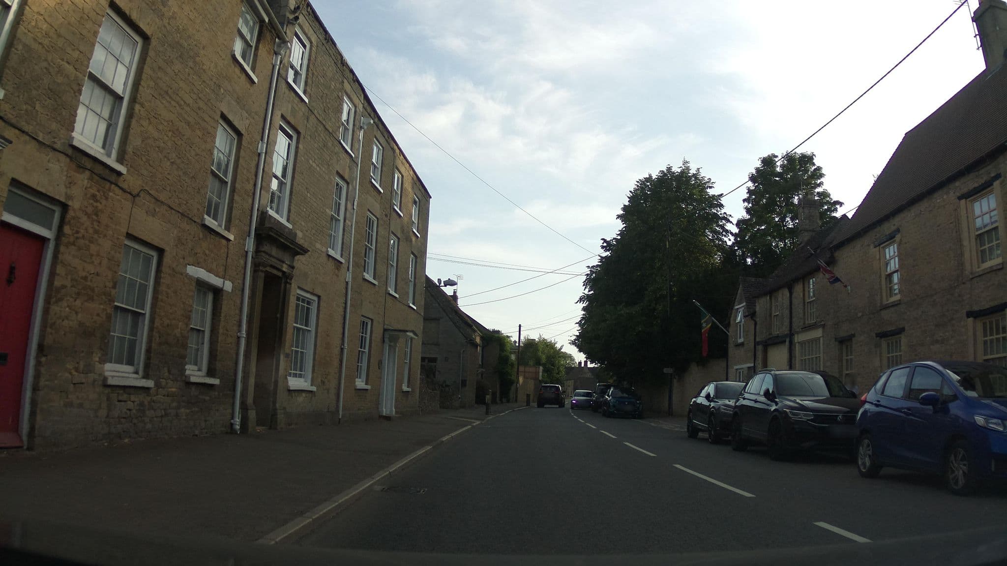 Street view near Wishbone Cottage, Fairford — © southglos (CC BY-SA · Mapillary)