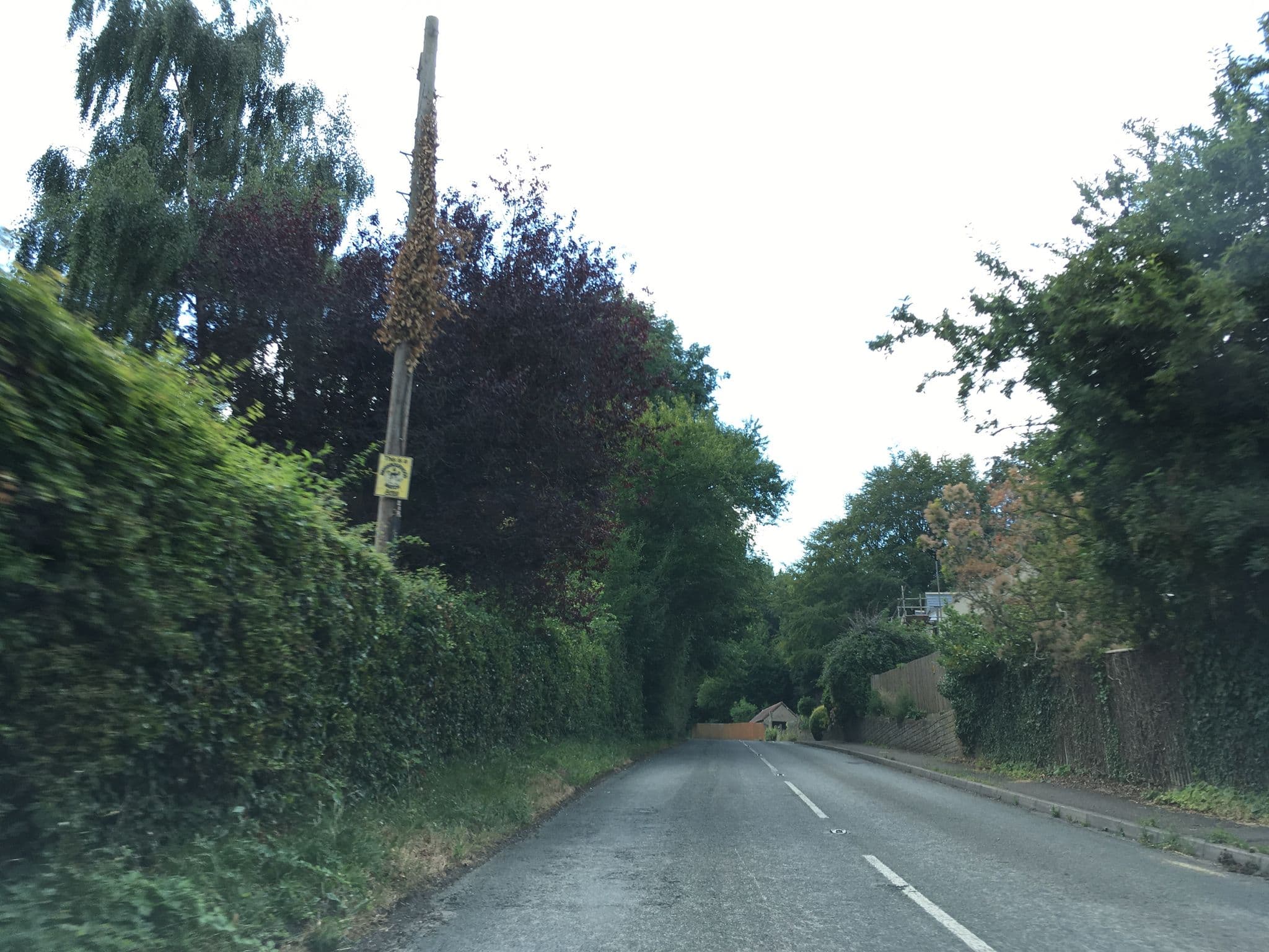 Street view near Hill Farm Cottages, Barnwood — © southglos (CC BY-SA · Mapillary)