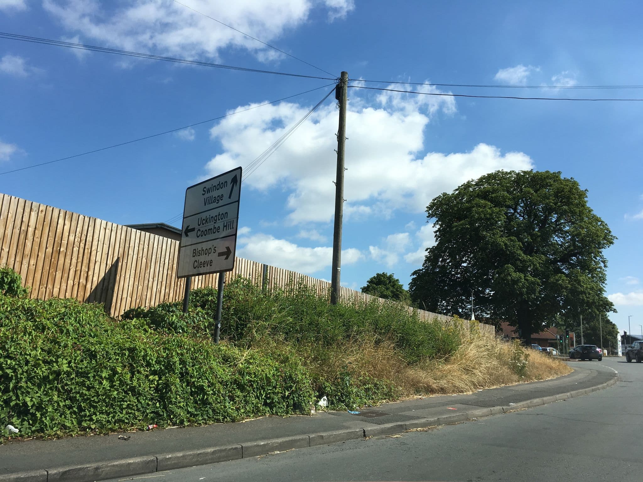 Street view near Premier Inn Cheltenham North West, Cheltenham — © southglos (CC BY-SA · Mapillary)