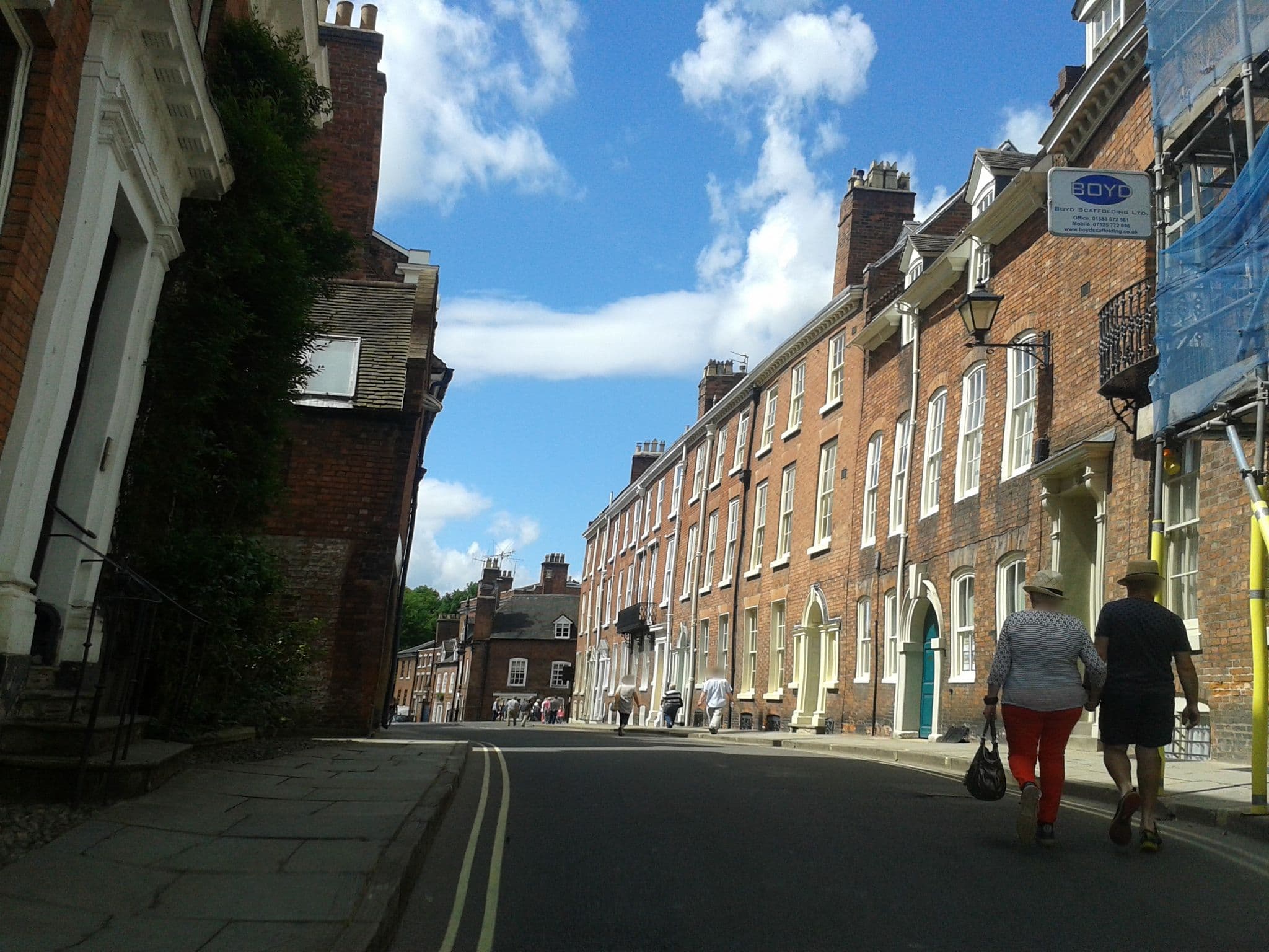 Street view near Hardwick House, Shrewsbury — © cyclestreets (CC BY-SA · Mapillary)