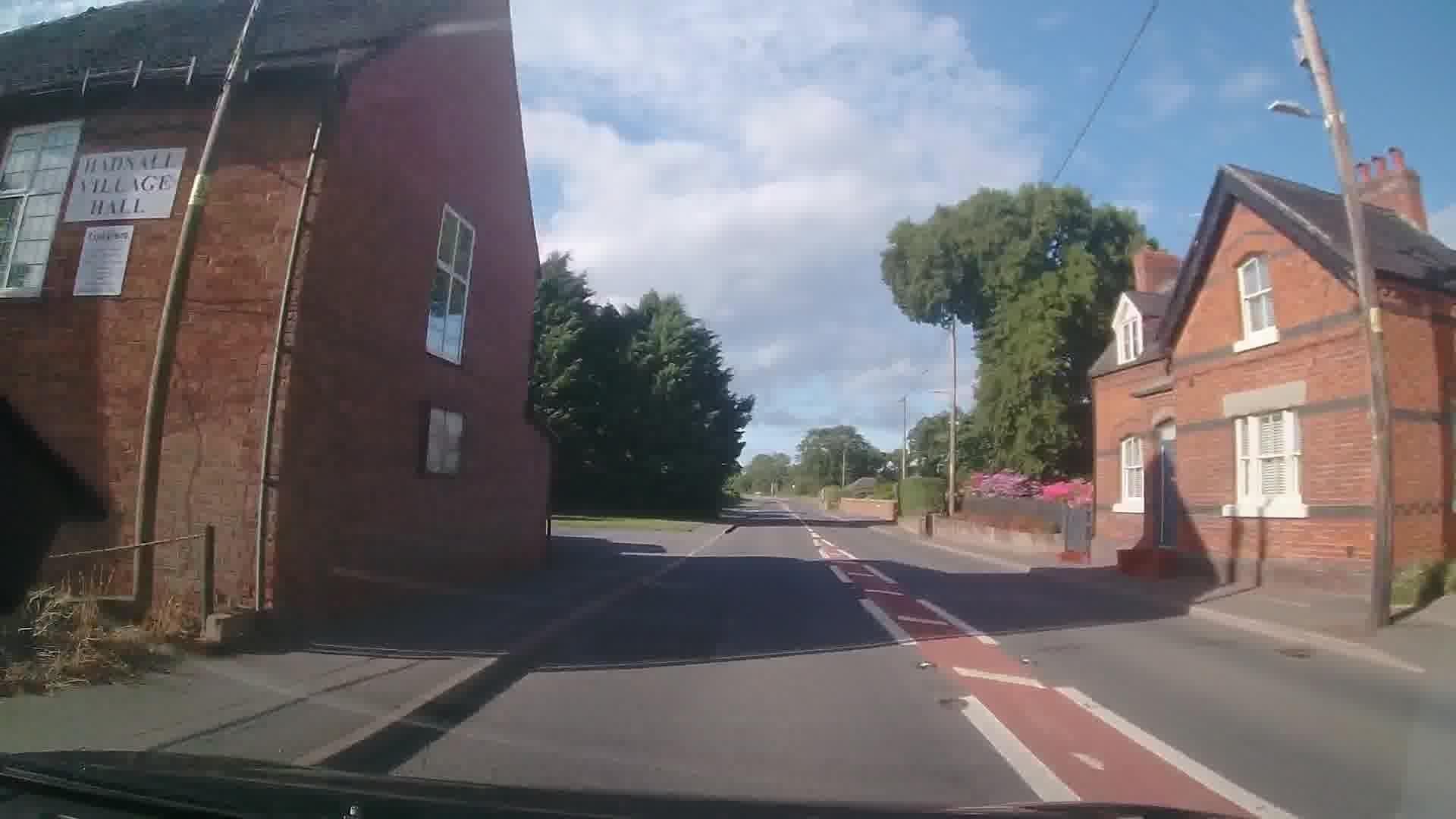 Street view near Saracen's Head, Shawbury — © trigpoint (CC BY-SA · Mapillary)