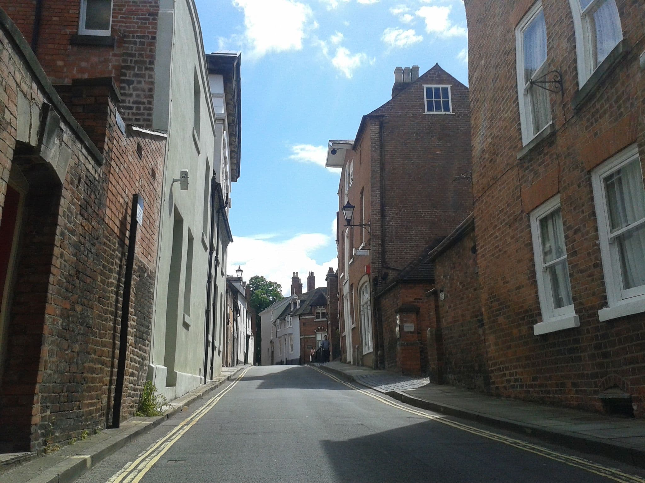 Street view near College Hill Guest House, Shrewsbury — © cyclestreets (CC BY-SA · Mapillary)