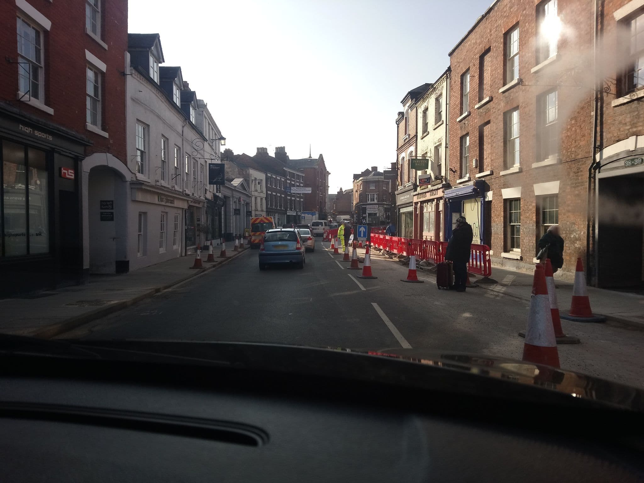 Street view near The Stables, Shrewsbury — © trigpoint (CC BY-SA · Mapillary)