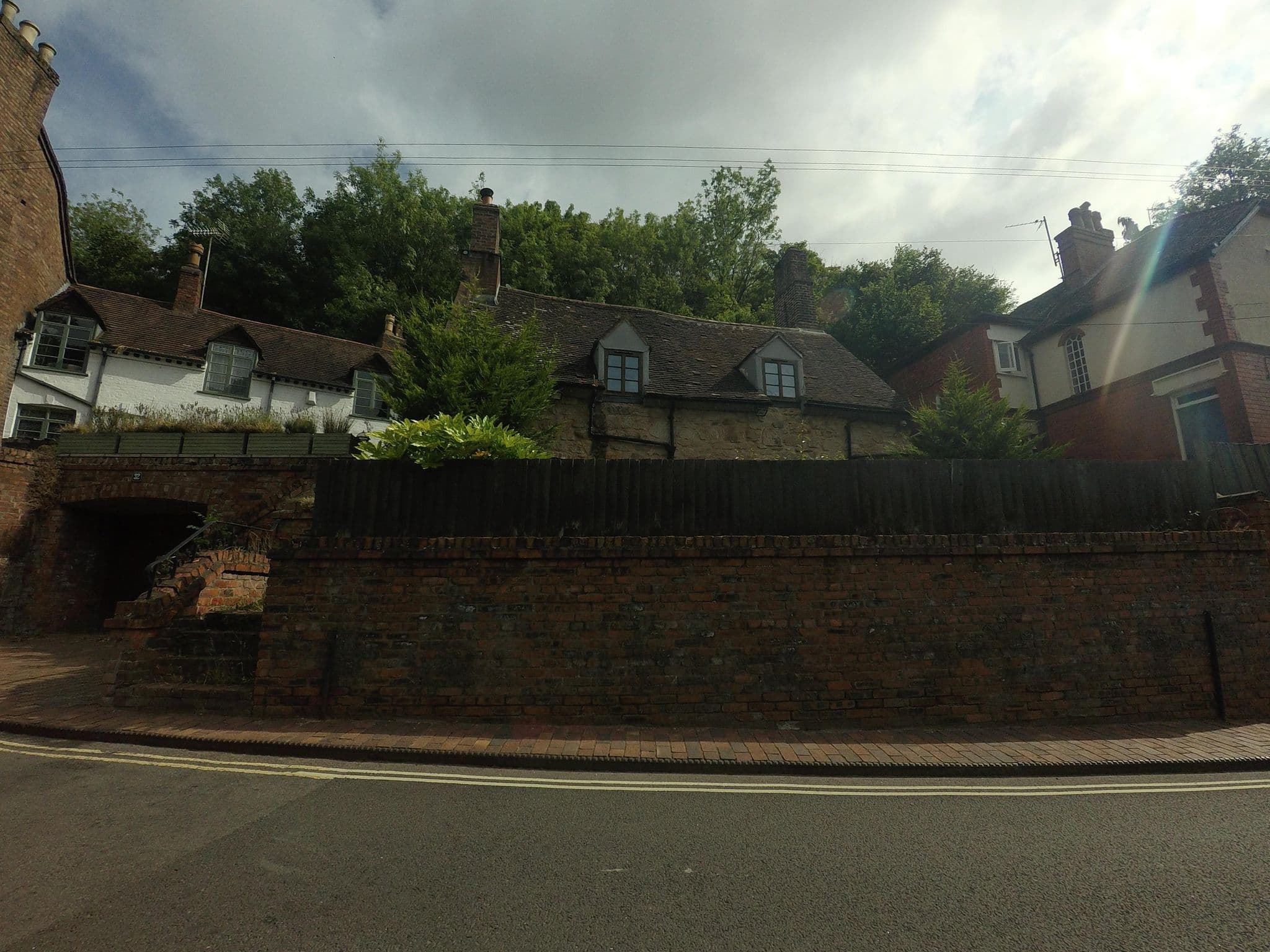 Street view near Ironbridge River Cottages, Ironbridge — © hobgoblin (CC BY-SA · Mapillary)
