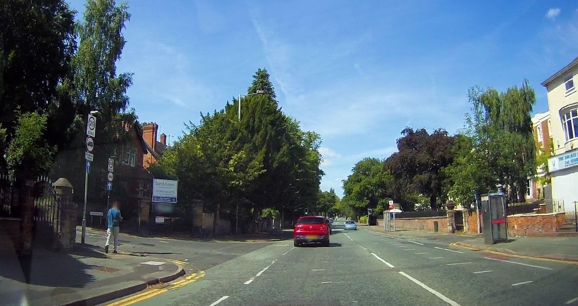 Street view near The Solace Community, Wolverhampton — © tallguy (CC BY-SA · Mapillary)