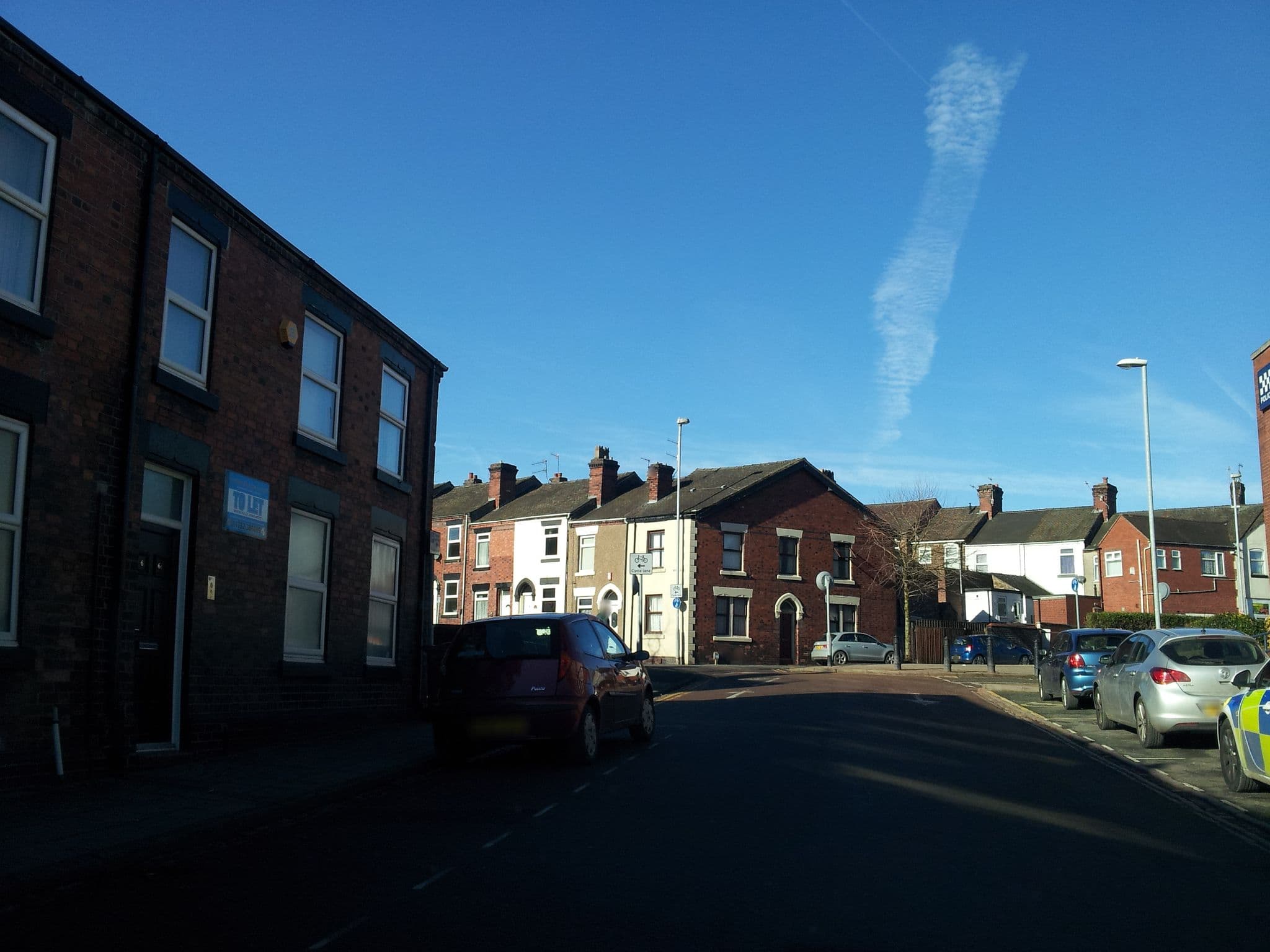 Street view near Hollin Hall Hotel Stoke on Trent, Tunstall — © adam2 (CC BY-SA · Mapillary)