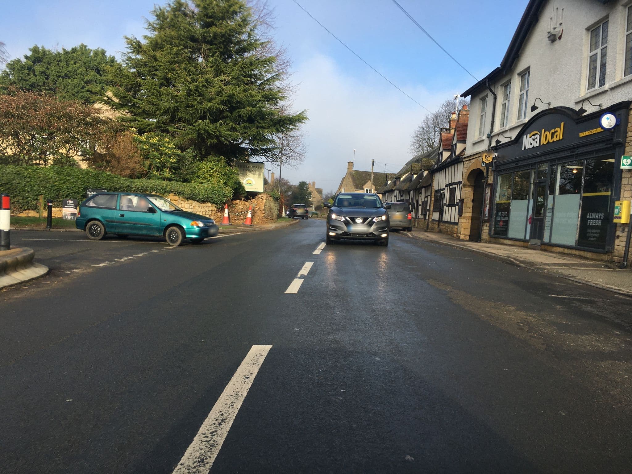 Street view near Three Ways House, Mickleton — © southglos (CC BY-SA · Mapillary)