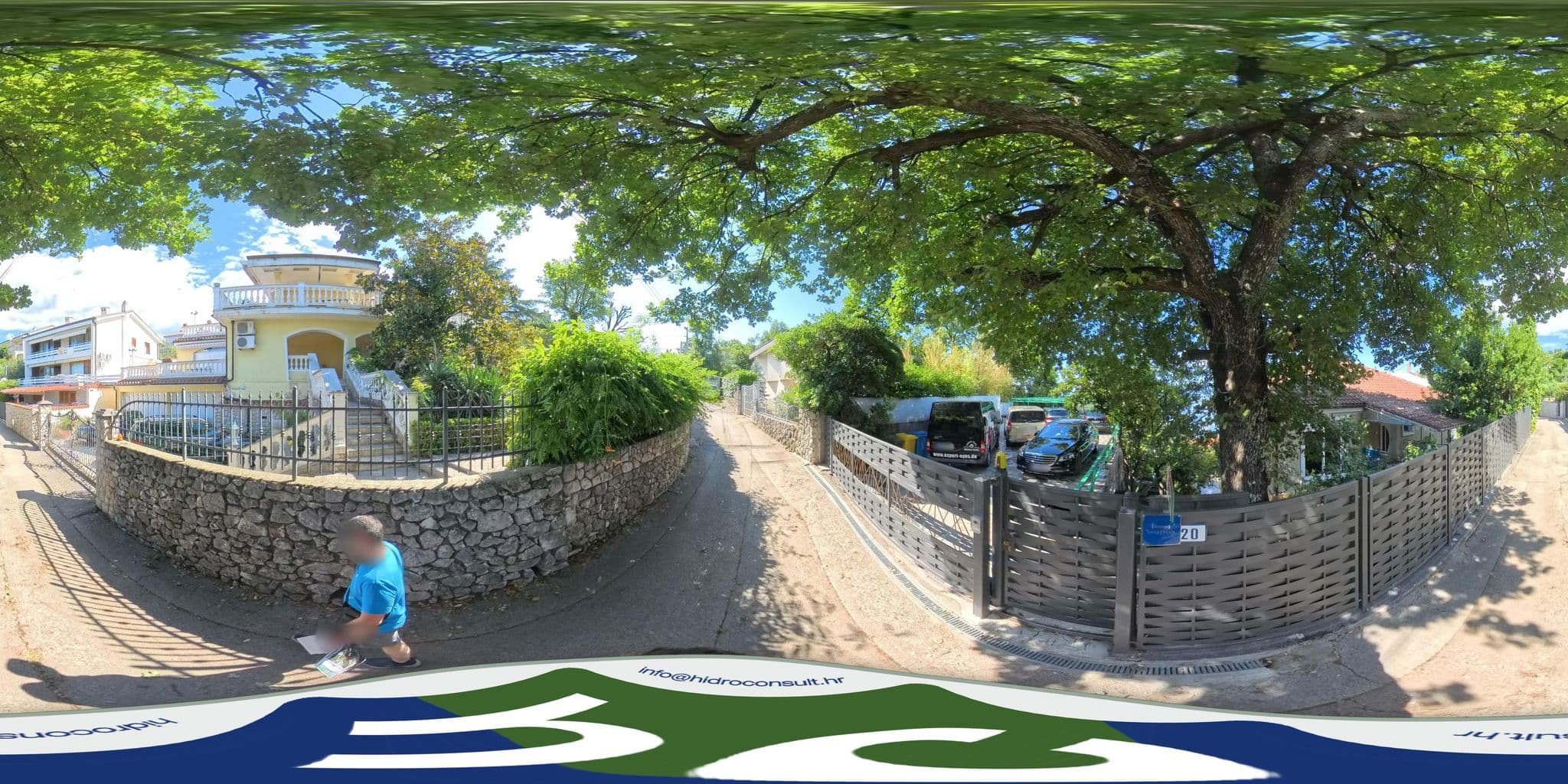 Street view near Apartmani Obradović, Kostrena — © Hidroconsult (CC BY-SA · Mapillary)