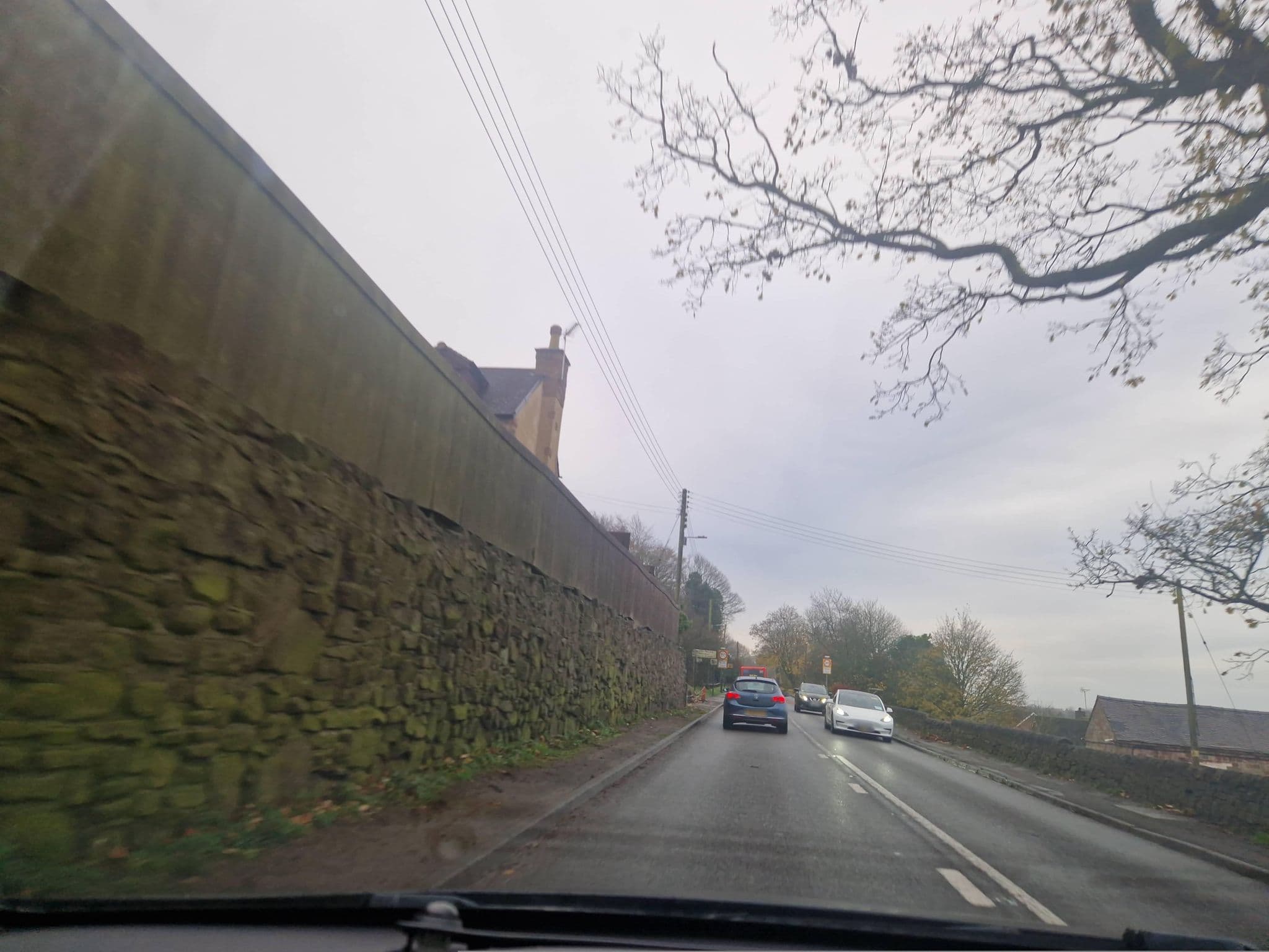 Street view near Moorville Hall, Cheddleton — © edloach (CC BY-SA · Mapillary)
