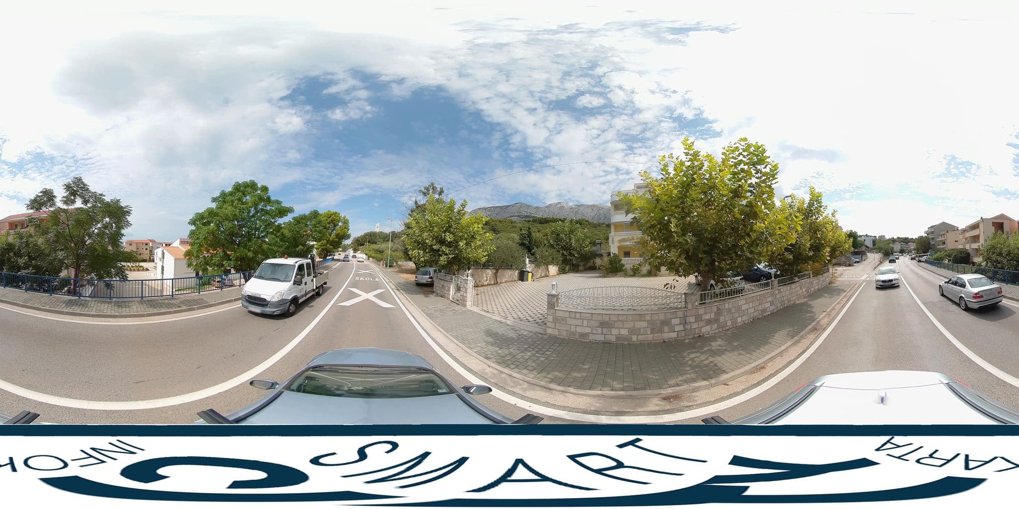 Street view near Willa Rossa, Tučepi — © SilvioBasic (CC BY-SA · Mapillary)