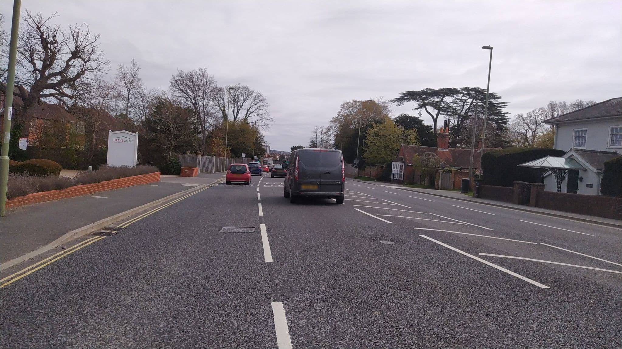 Street view near Travelrest Hotel Fareham, Fareham — © noid (CC BY-SA · Mapillary)