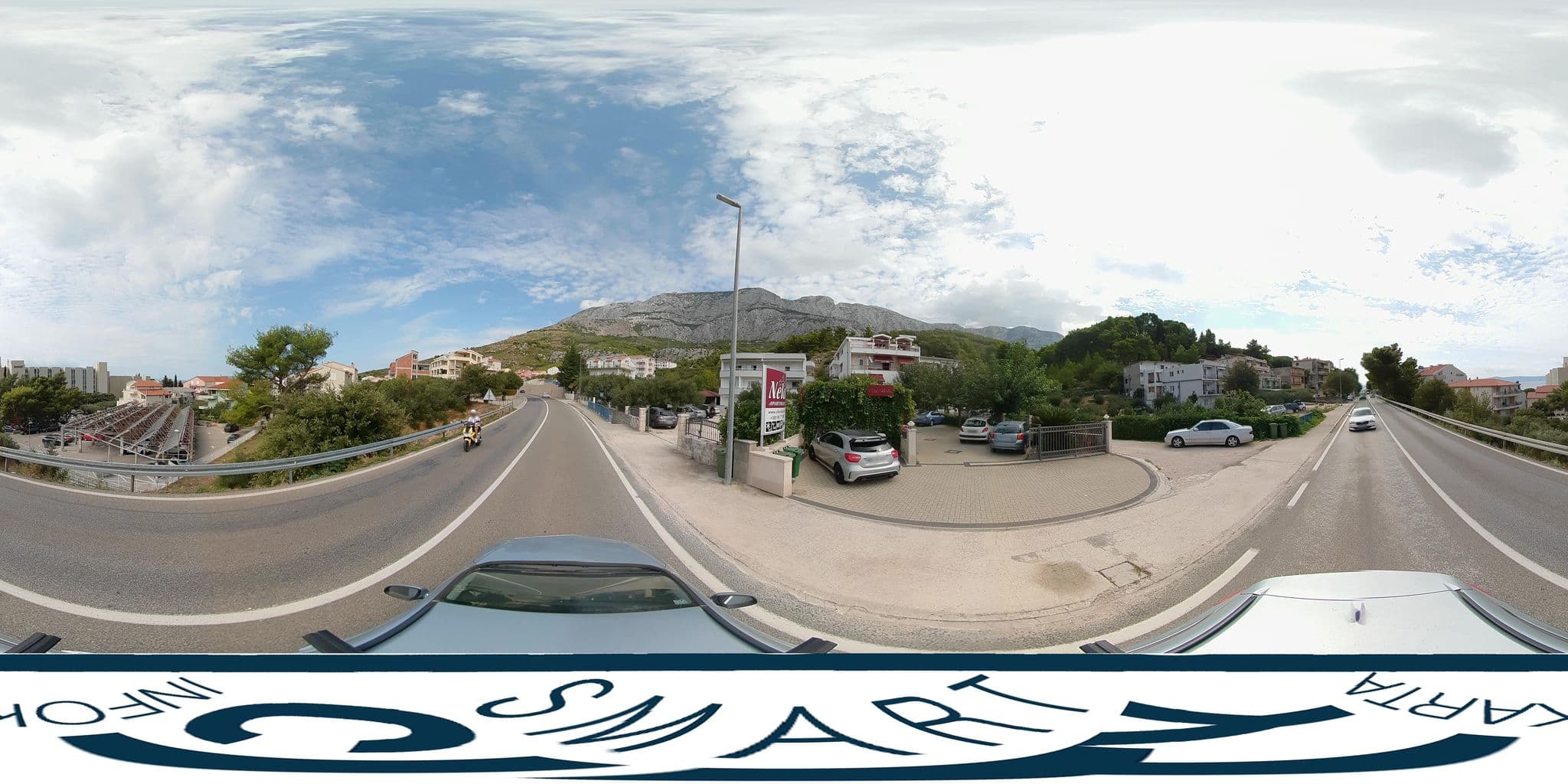 Street view near Villa NELA apartments, Tučepi — © SilvioBasic (CC BY-SA · Mapillary)