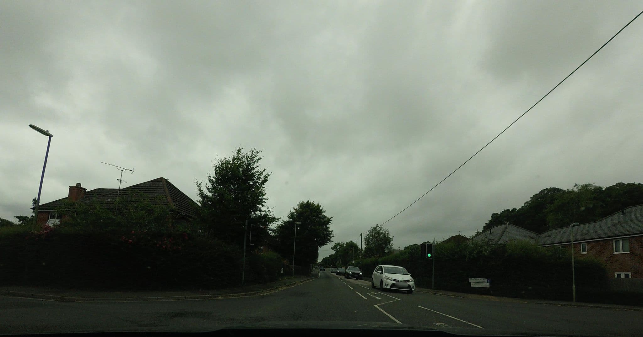 Street view near The Dell Bed and Breakfast, Colden Common — © tallguy (CC BY-SA · Mapillary)
