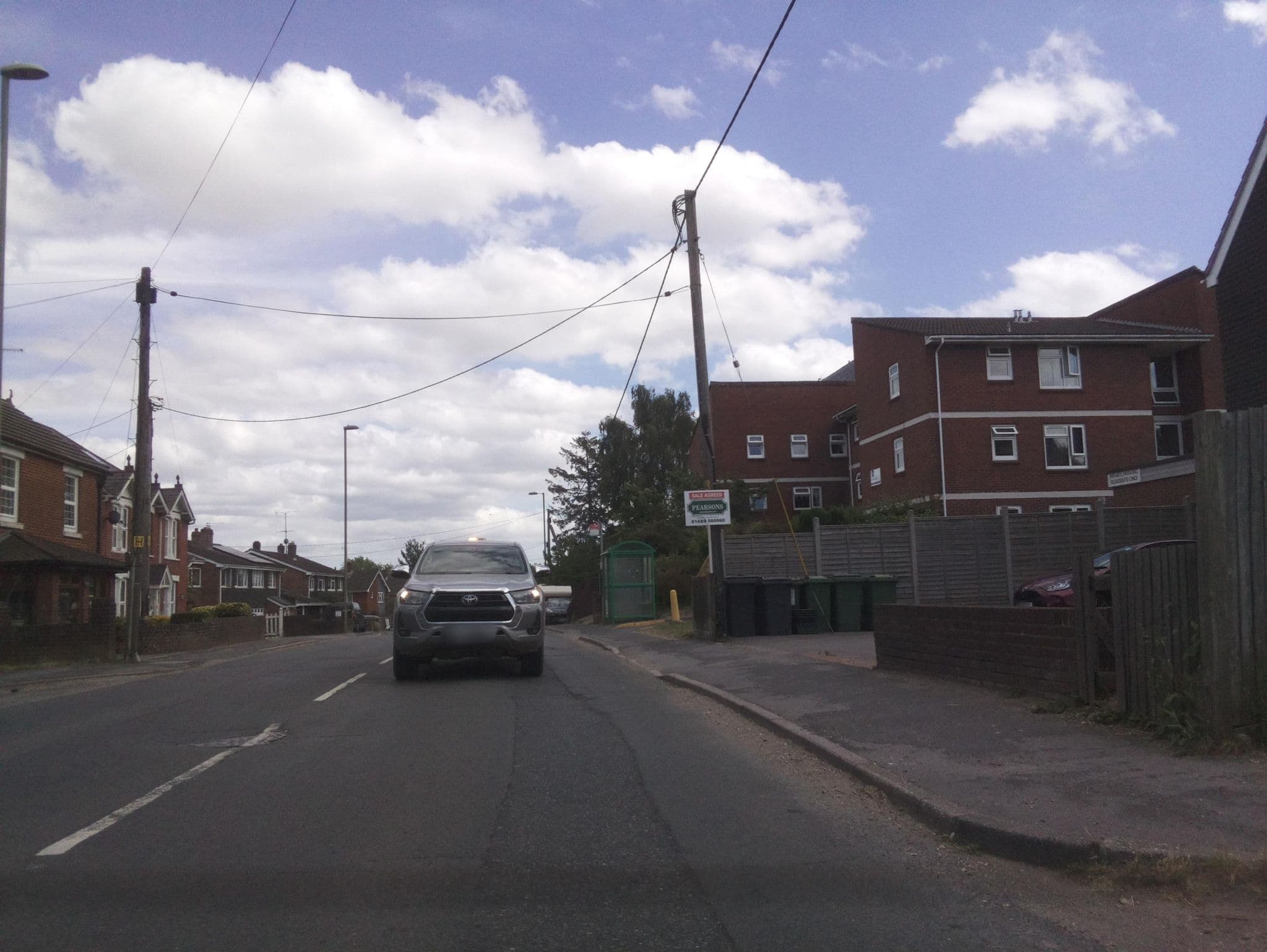 Street view near Brent Villa, Bishops Waltham — © southglos (CC BY-SA · Mapillary)