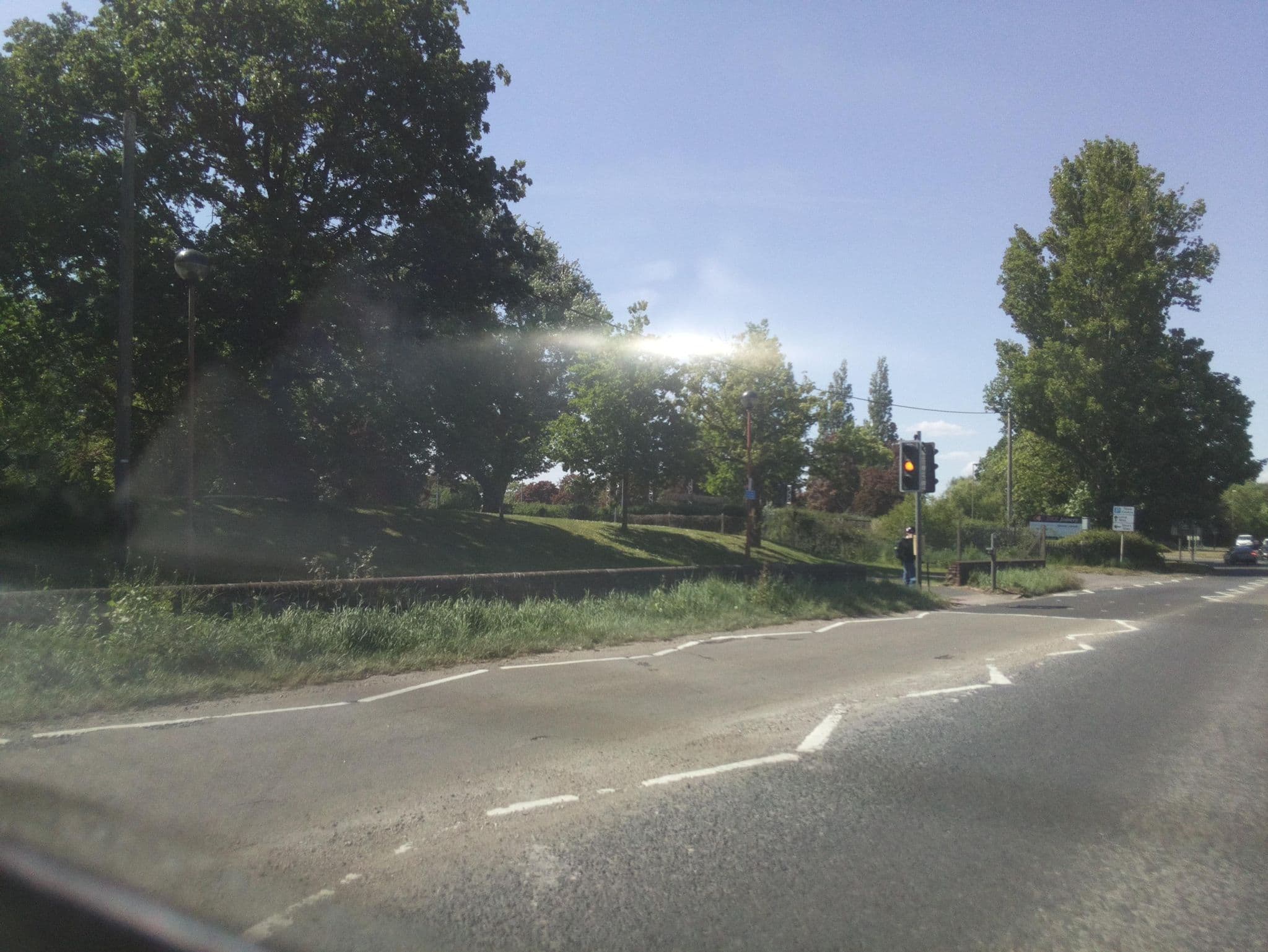 Street view near Potters Heron Hotel Southampton, Romsey — © southglos (CC BY-SA · Mapillary)