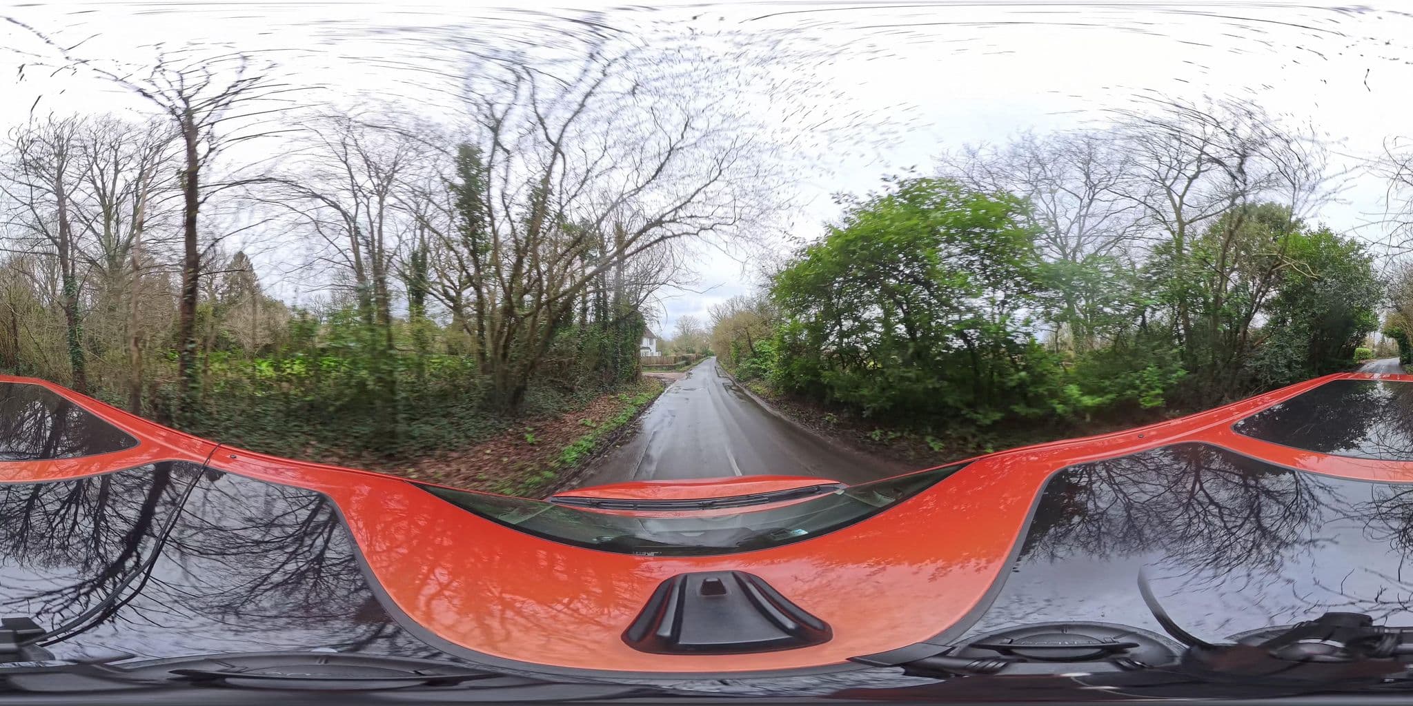 Street view near Southwood Lodge, Fontwell — © BlizzardBorn42Car (CC BY-SA · Mapillary)