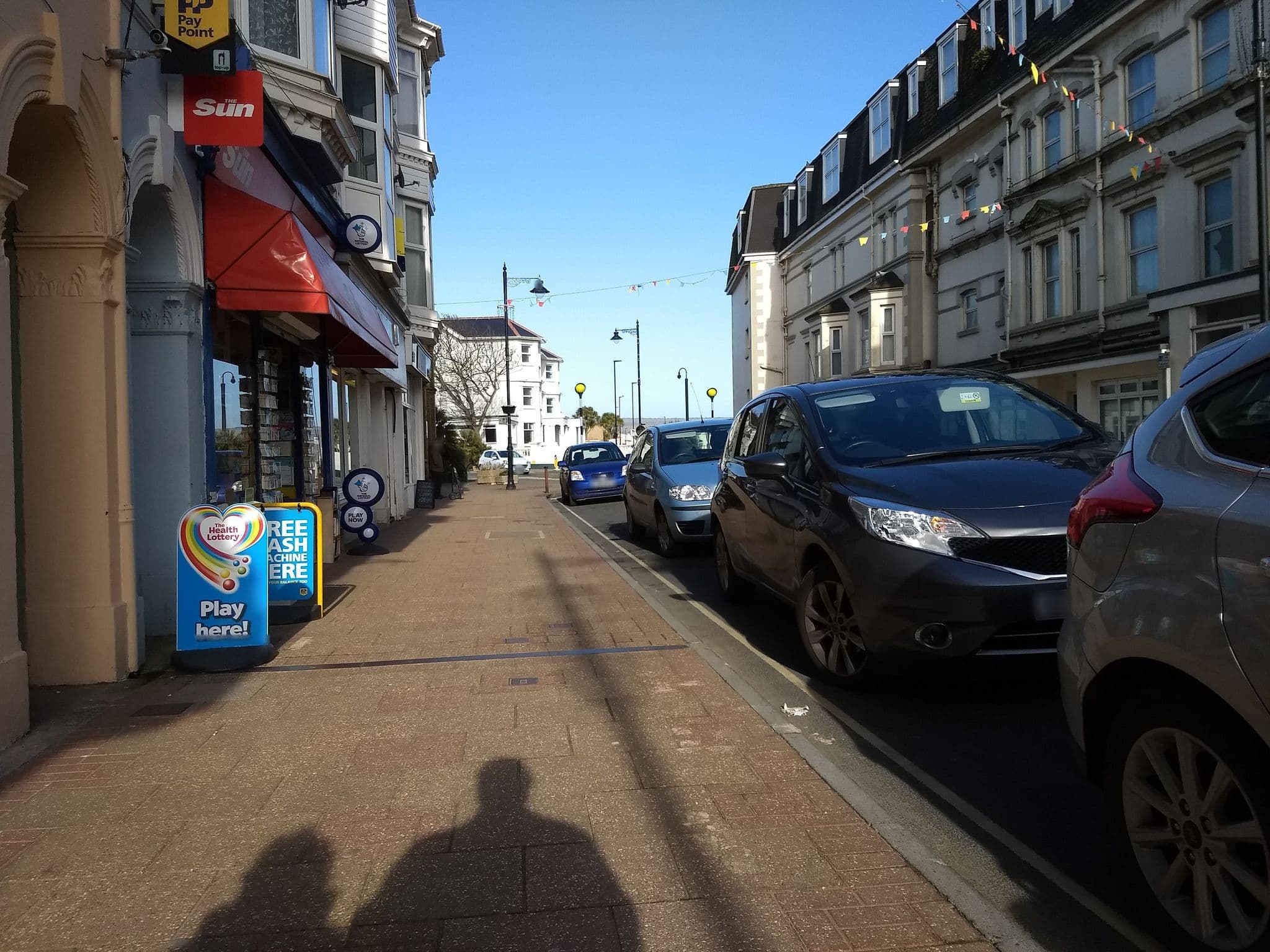 Street view near Clifton Seafront Apartments - Sandown, Isle of Wight --- Return Car Ferry 89 pounds from Southampton, Sandown — © mappernerd (CC BY-SA · Mapillary)