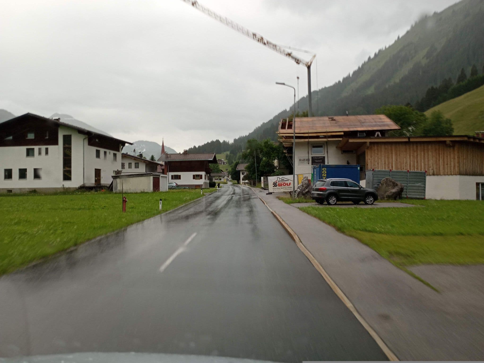 Street view near Haus Falger, Pettneu