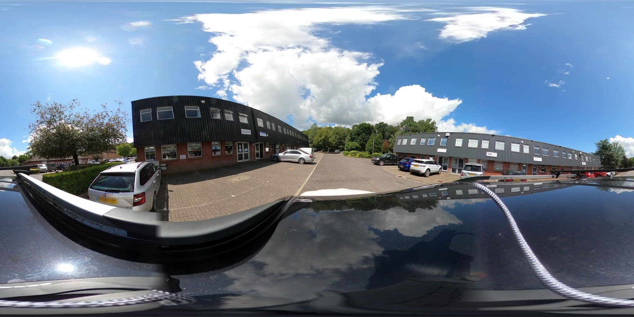 Street view near OnlineGDS, Tadley — © PBouchard (CC BY-SA · Mapillary)