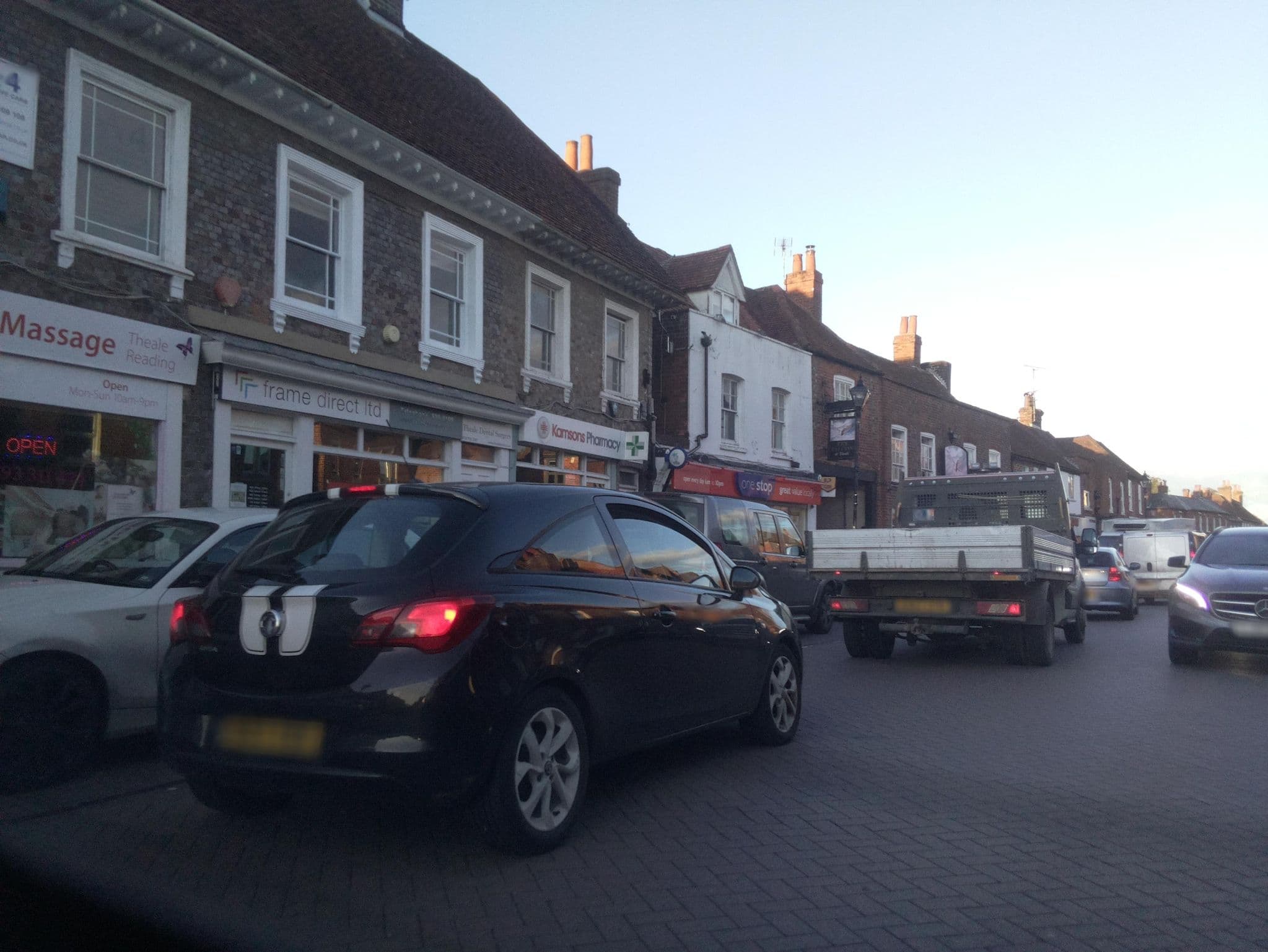 Street view near Fuller Smith & Turner, Theale — © southglos (CC BY-SA · Mapillary)