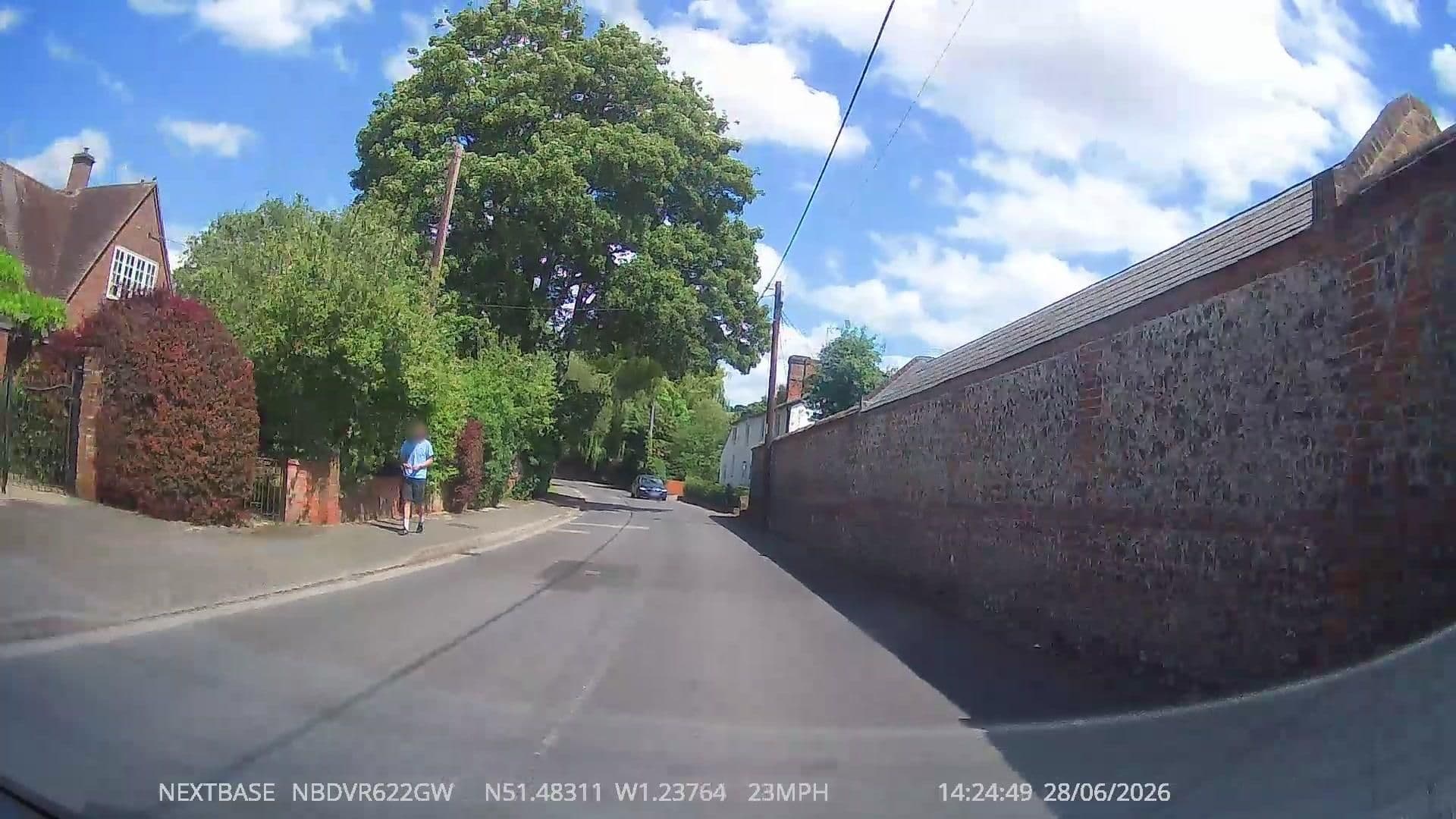 Street view near Manor Farm House Bed and Breakfast, Hermitage — © swinetown (CC BY-SA · Mapillary)