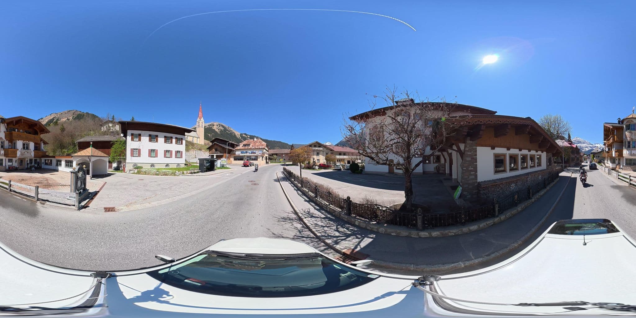 Street view near Oberlechtalerhof, Pettneu