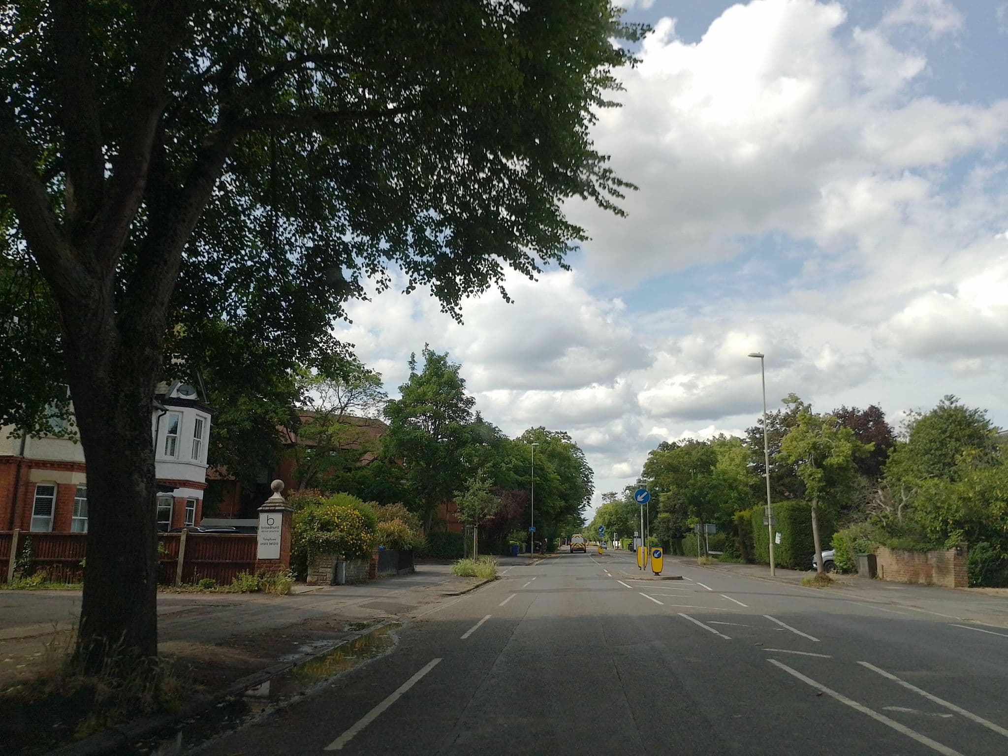 Street view near Farnborough Boutique by Viridian Apartments, Mytchett — © laye (CC BY-SA · Mapillary)