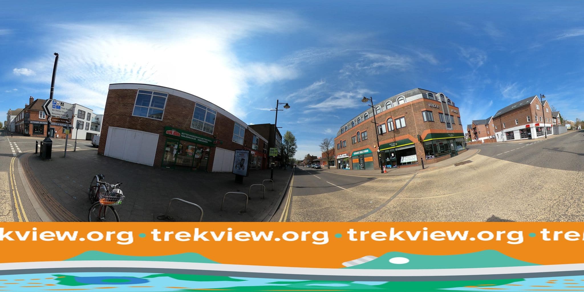 Street view near House of Fisher, Fleet — © trekviewed (CC BY-SA · Mapillary)