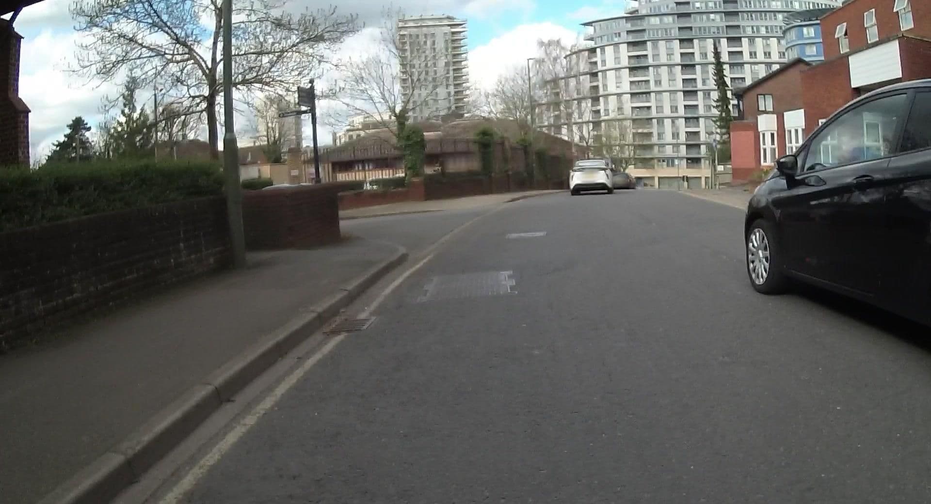 Street view near The Crescent Project, Woking — © jpennycook (CC BY-SA · Mapillary)