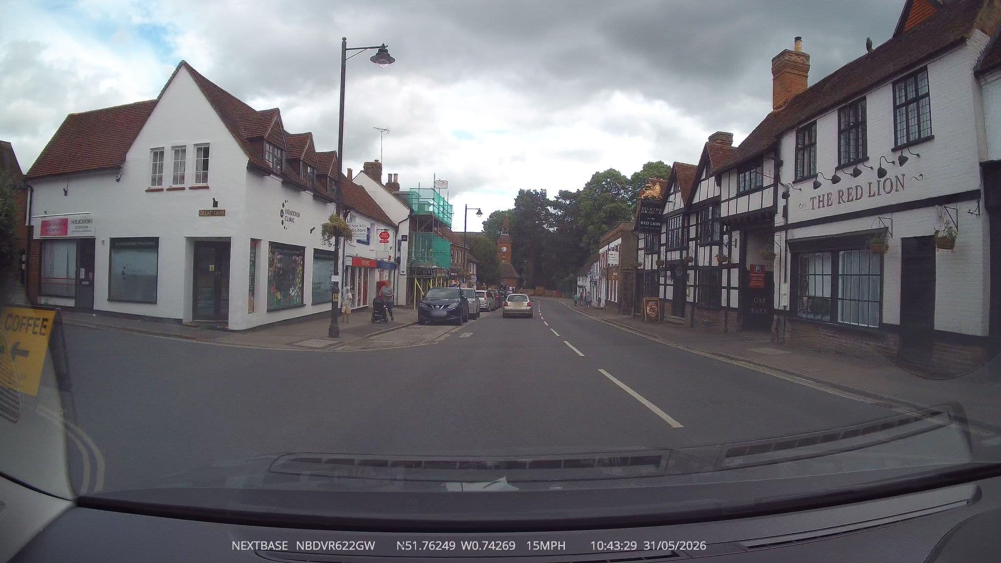 Street view near Red Lion Hotel, Wendover — © swinetown (CC BY-SA · Mapillary)