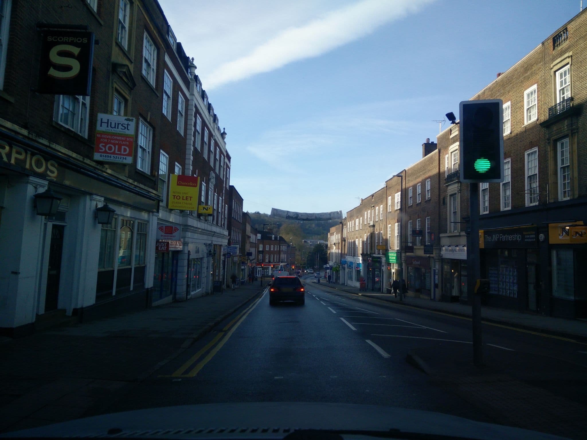 Street view near Dralda House, High Wycombe — © alfa145 (CC BY-SA · Mapillary)