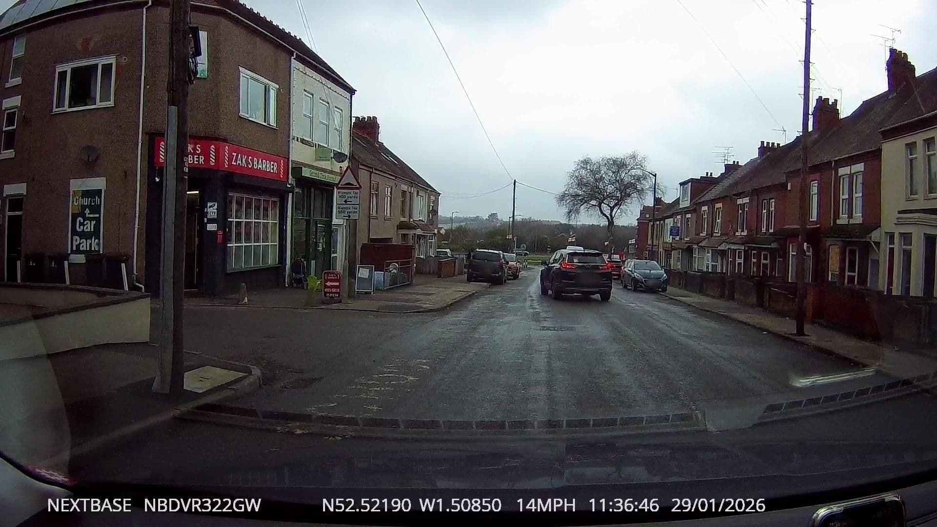Street view near Aberglynmarch Guest House, Nuneaton — © tallguy (CC BY-SA · Mapillary)