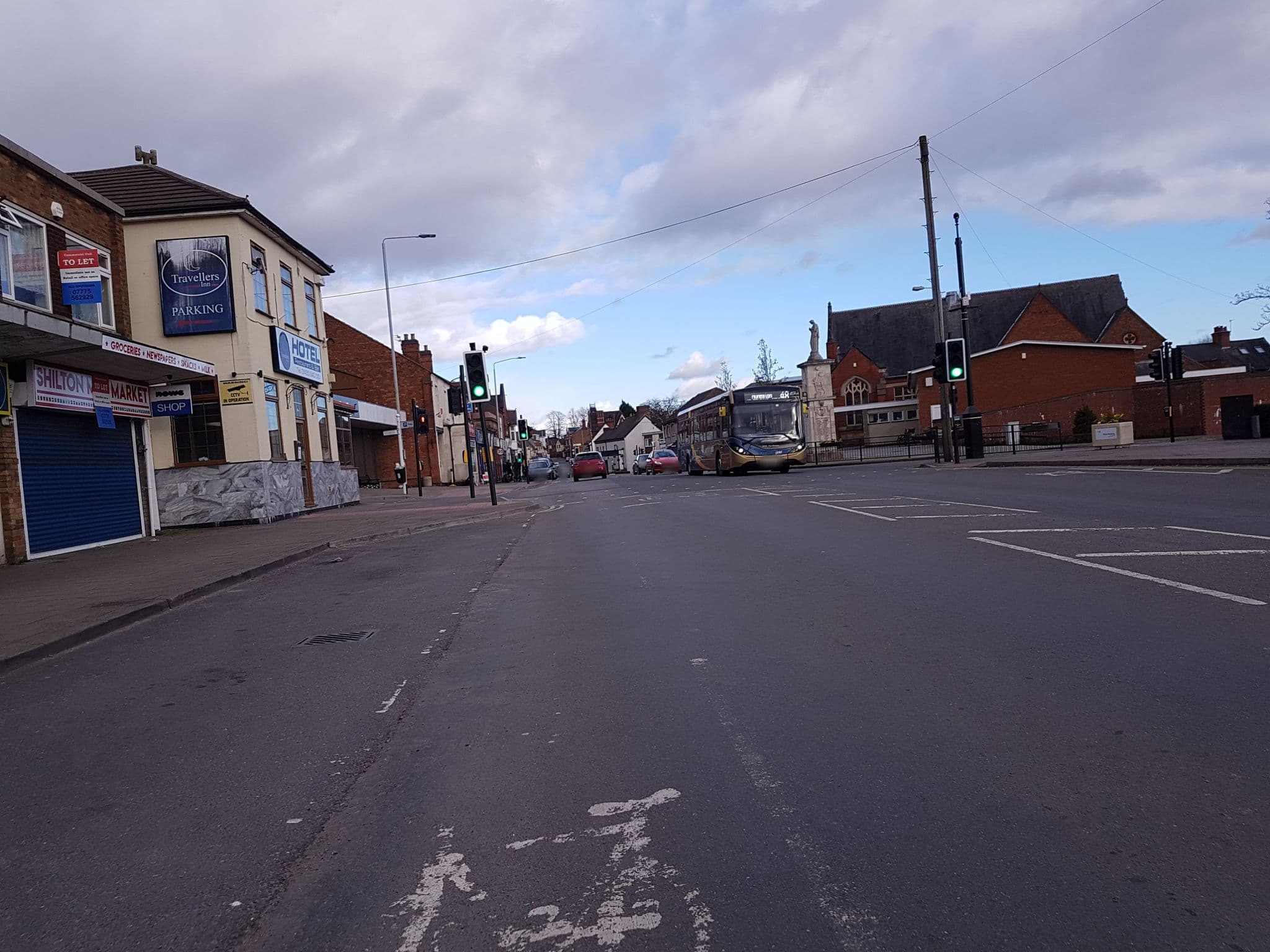 Street view near Comfort Inn, Earl Shilton — © cyclestreets (CC BY-SA · Mapillary)