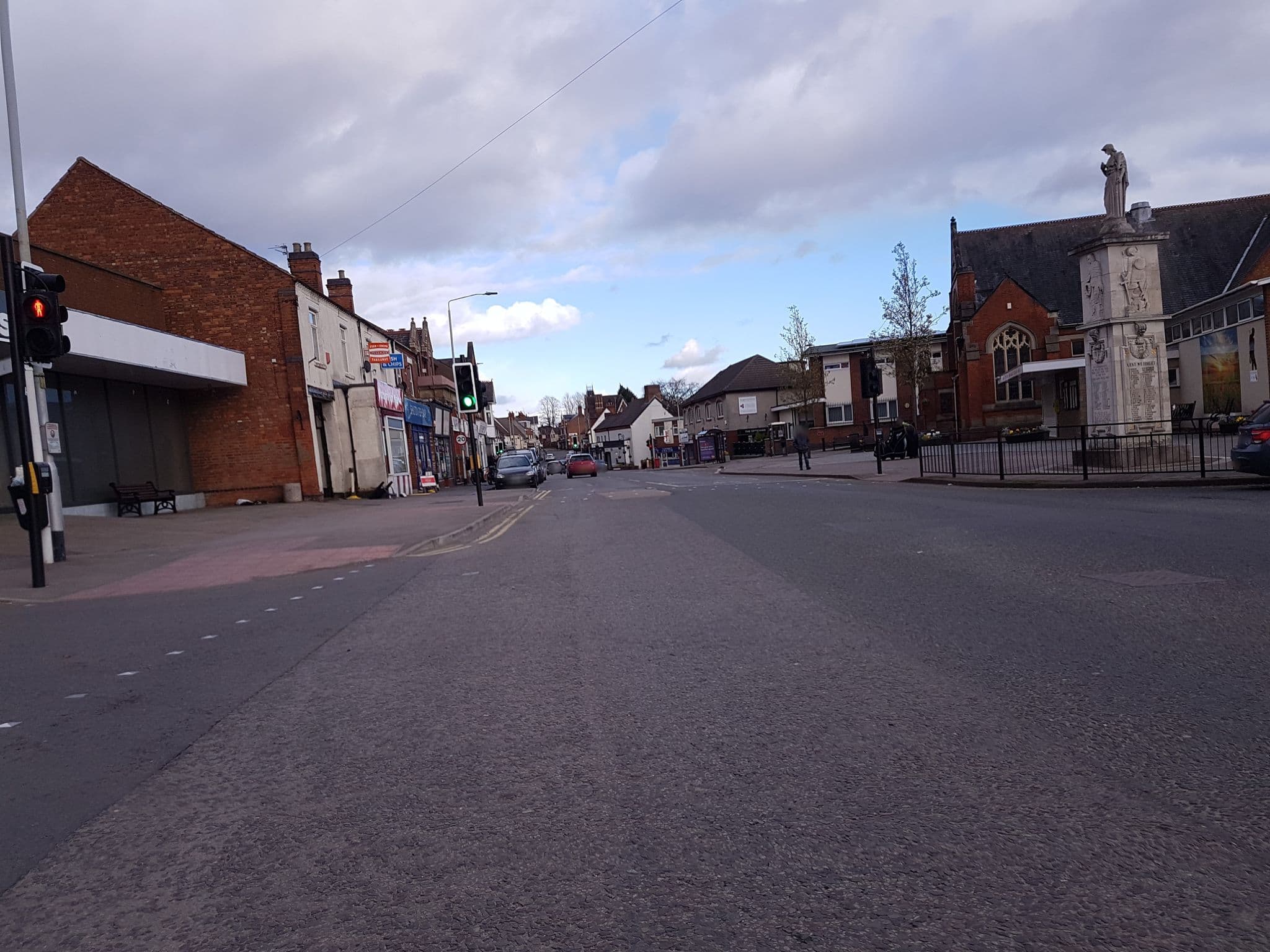 Street view near Travellers Inn, Earl Shilton — © cyclestreets (CC BY-SA · Mapillary)
