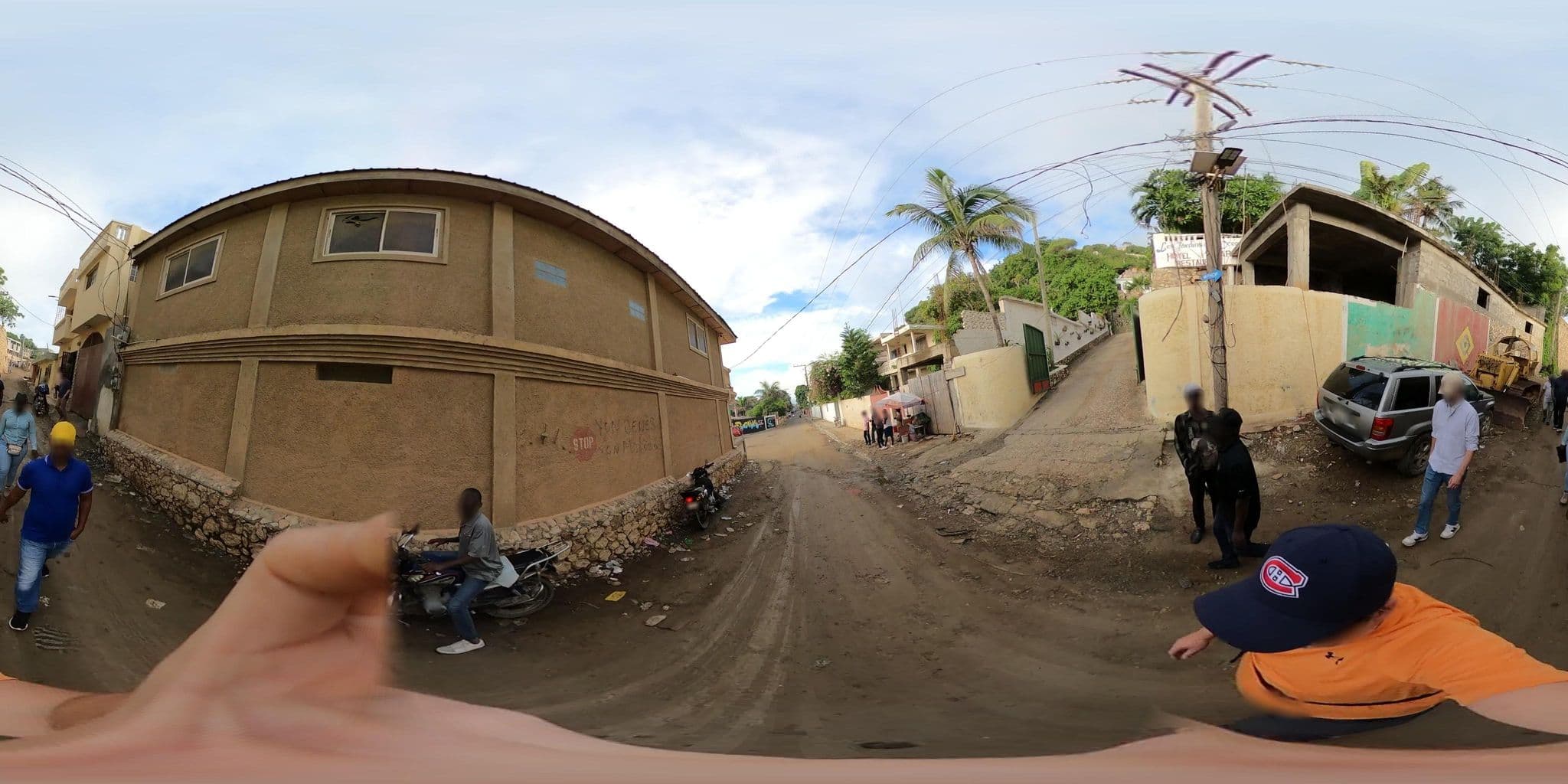 Street view near Les Jardins de l'Océan, Cap-Haïtien — © SebCherrierEXP (CC BY-SA · Mapillary)