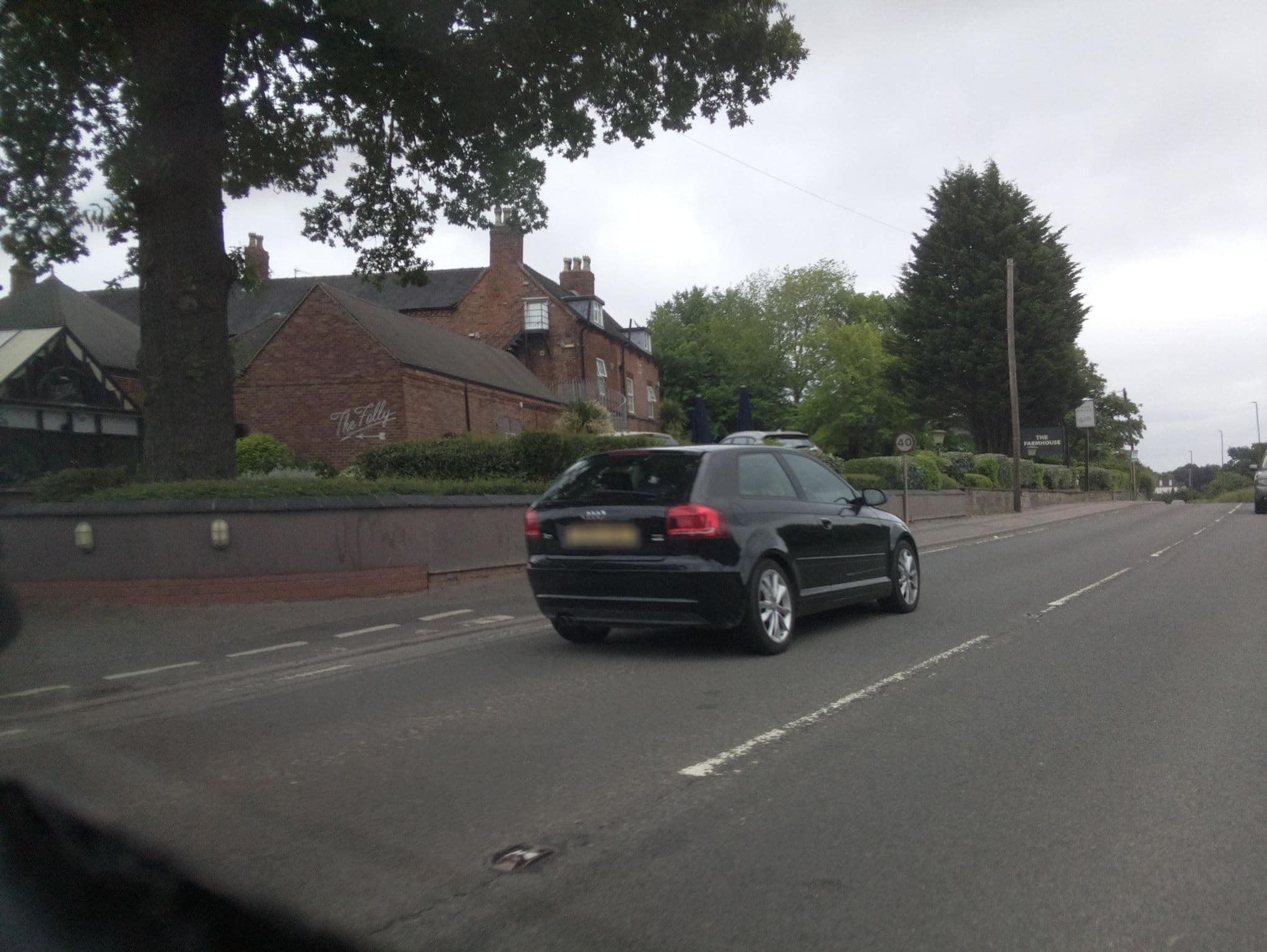 Street view near Mackworth Hotel by Marston's Inns, Derby — © southglos (CC BY-SA · Mapillary)