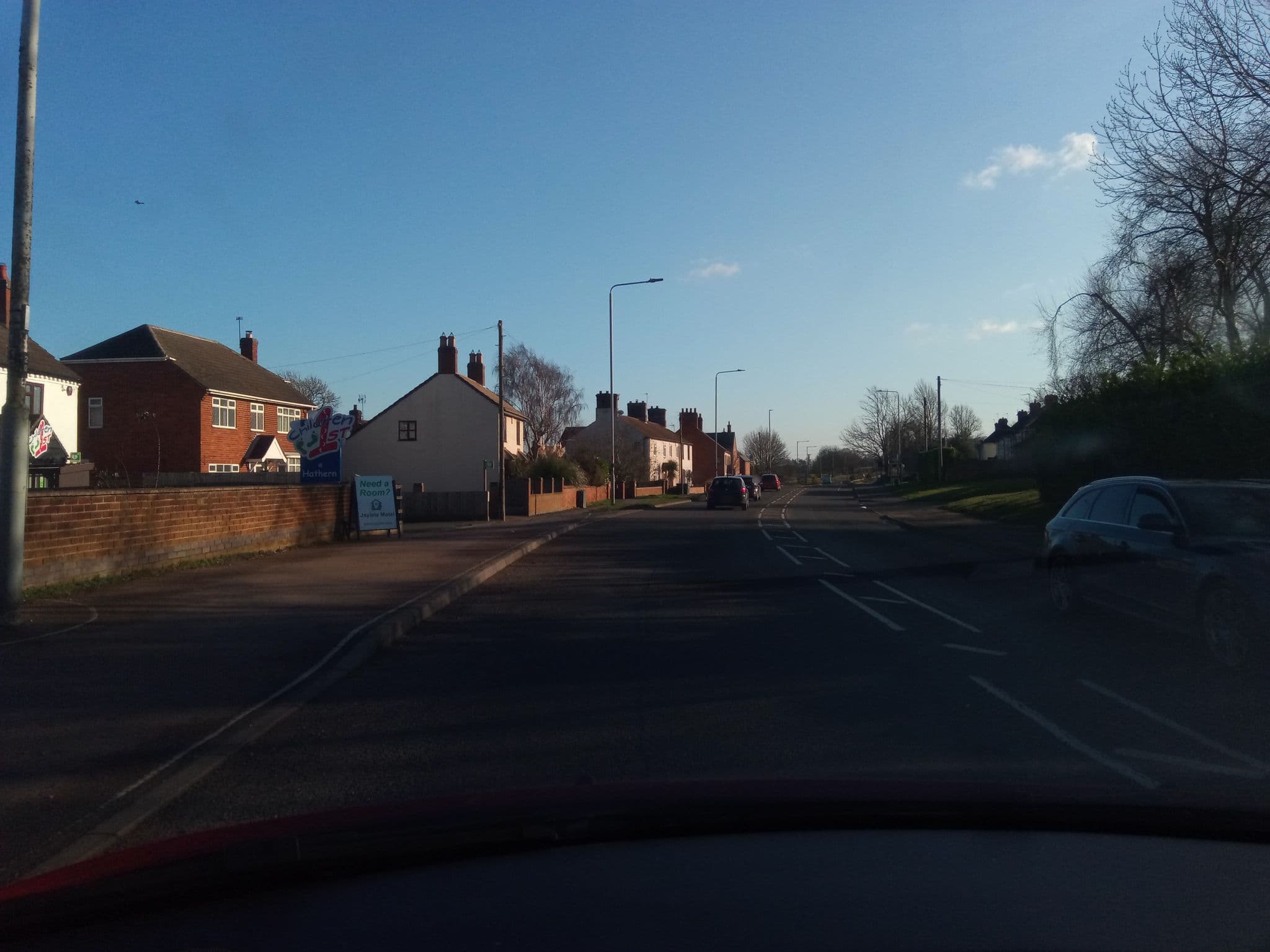 Street view near Leys Guest House, Hathern — © victuallers (CC BY-SA · Mapillary)