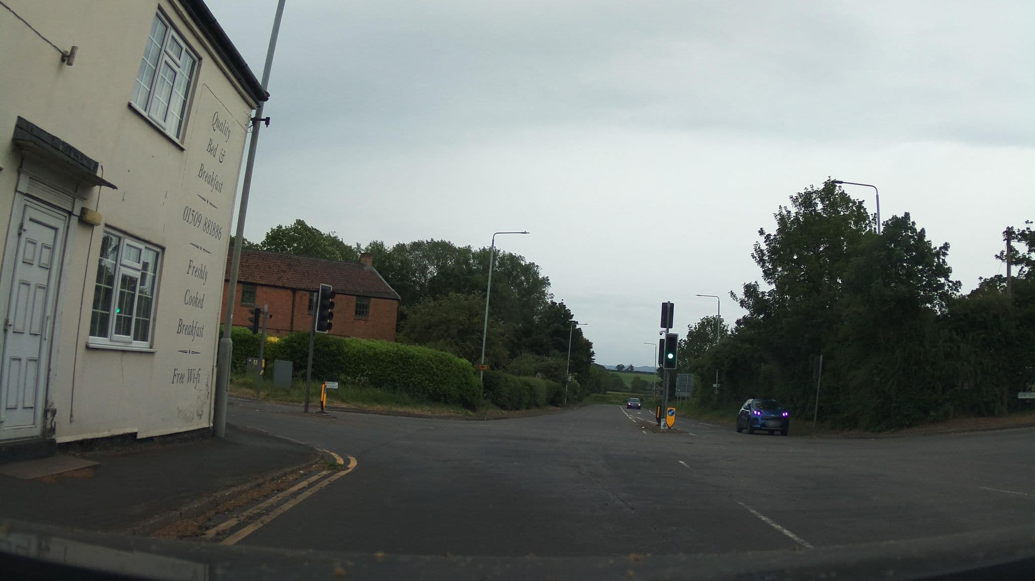 Street view near The Guesthouse, Wymeswold — © southglos (CC BY-SA · Mapillary)