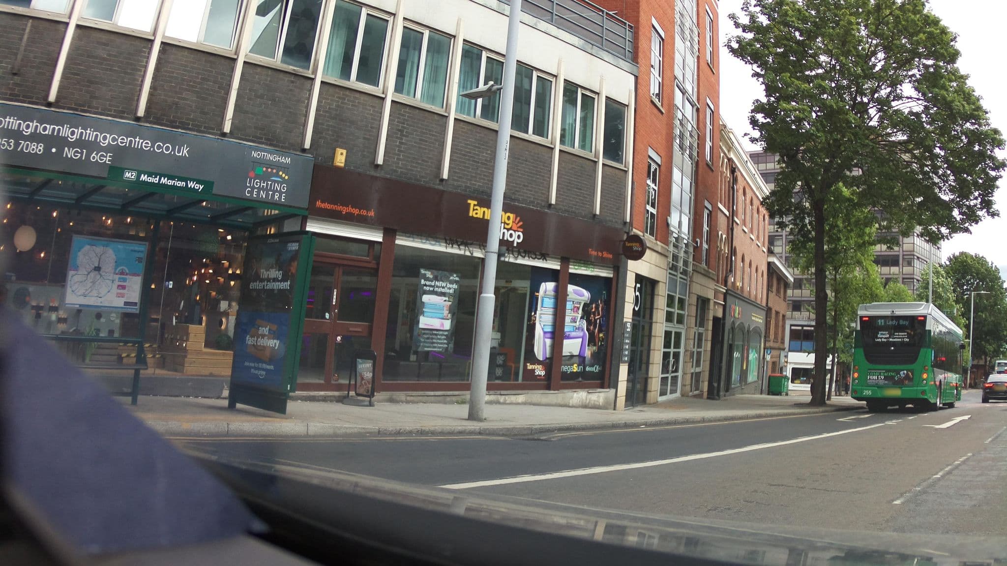 Street view near Holiday Inn Nottingham City Centre, Nottingham — © southglos (CC BY-SA · Mapillary)