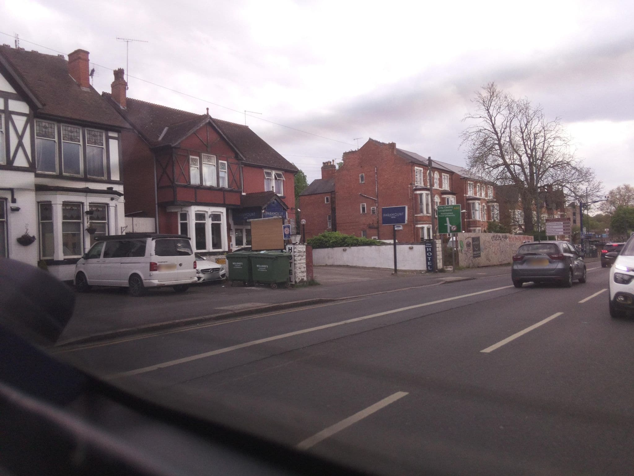 Street view near Paramount Hotel Nottingham, New Basford — © southglos (CC BY-SA · Mapillary)
