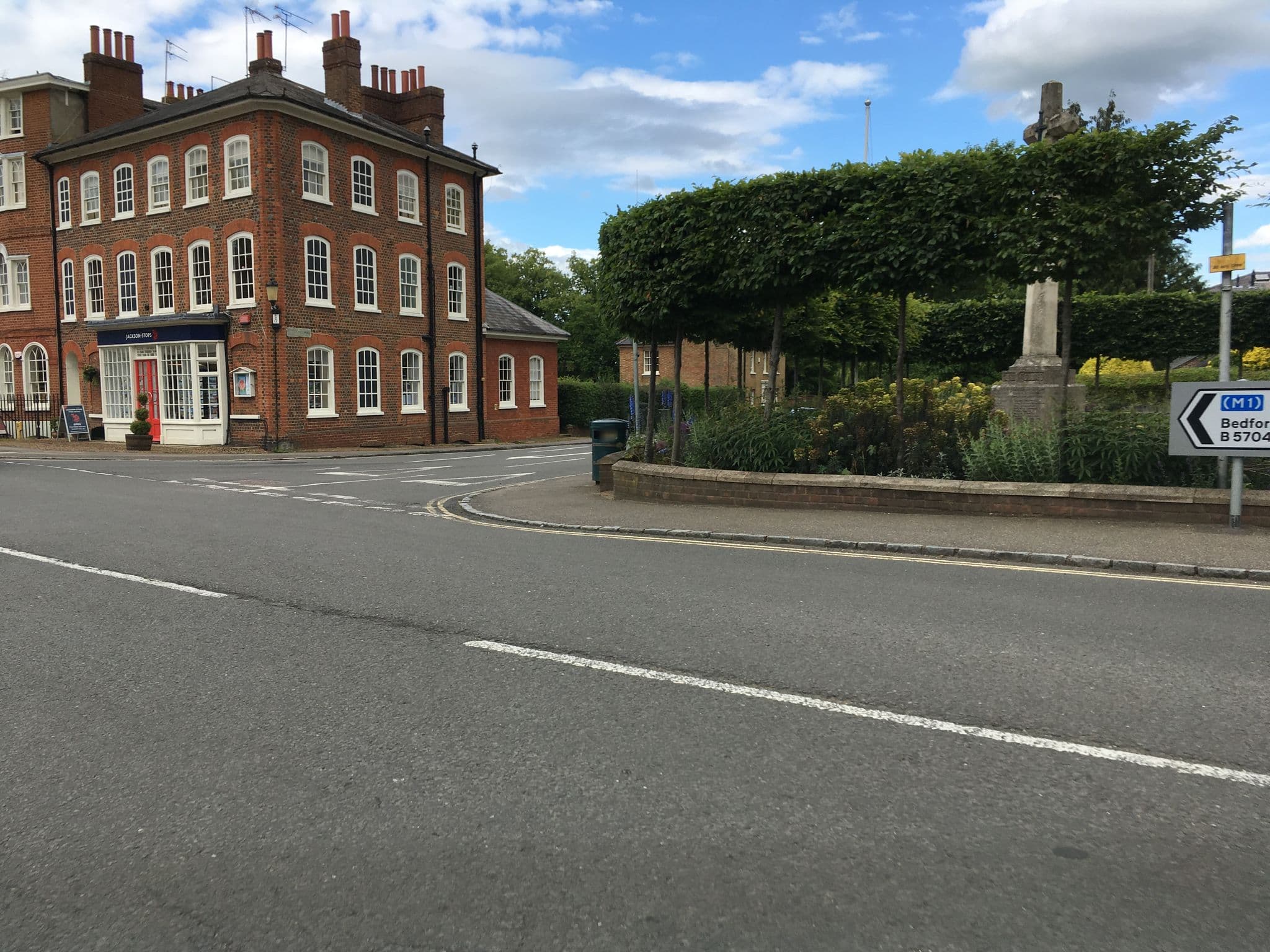 Street view near The Woburn, Woburn Sands — © southglos (CC BY-SA · Mapillary)