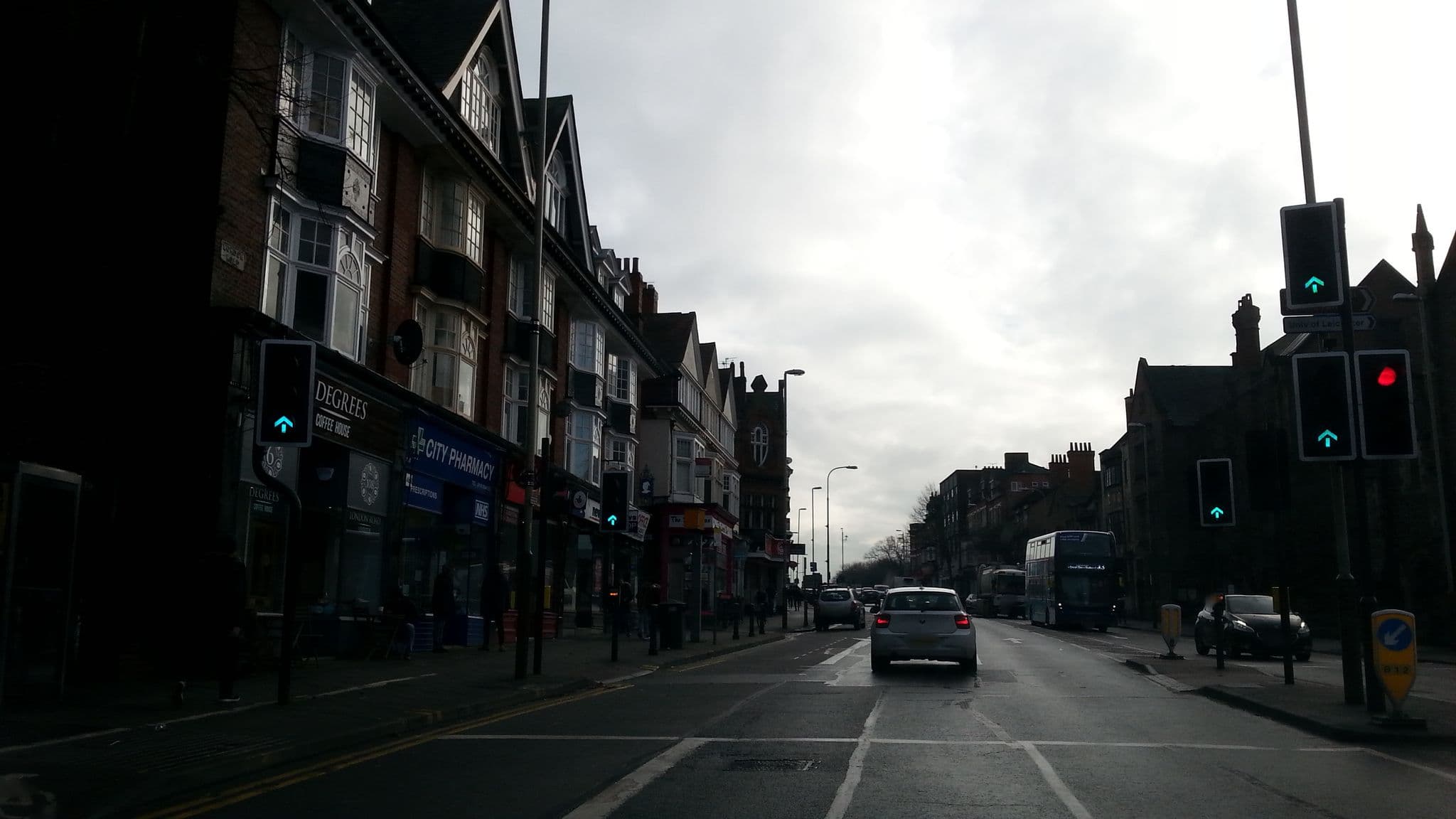 Street view near Park Hotel Leicester, Leicester — © adam2 (CC BY-SA · Mapillary)