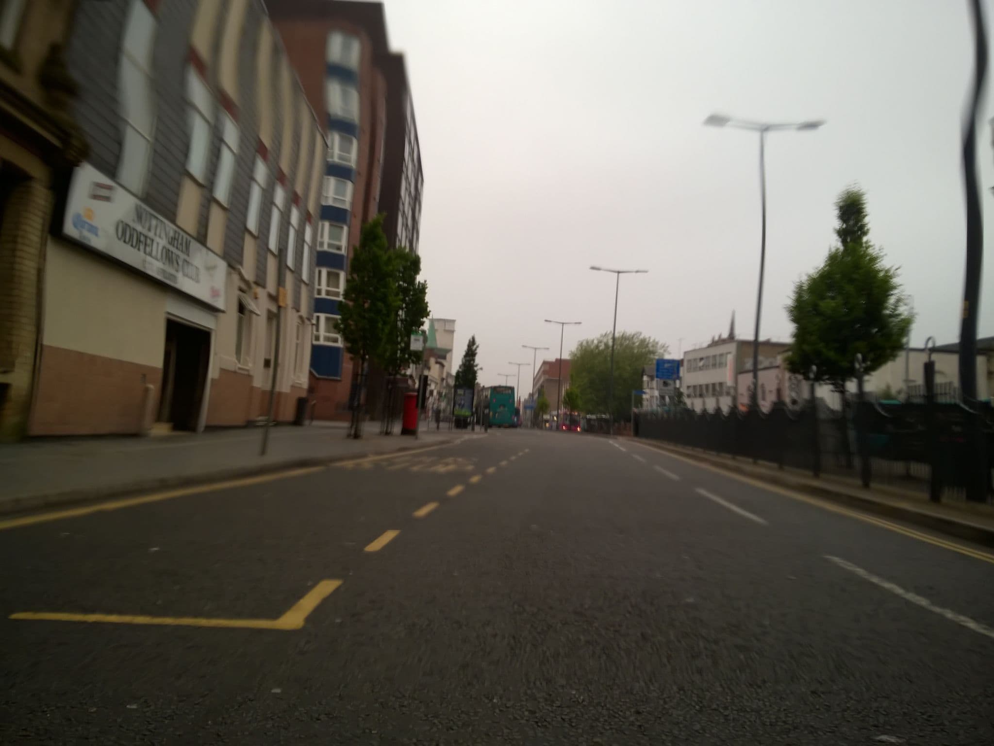 Street view near The Three Cranes, Leicester — © toby (CC BY-SA · Mapillary)