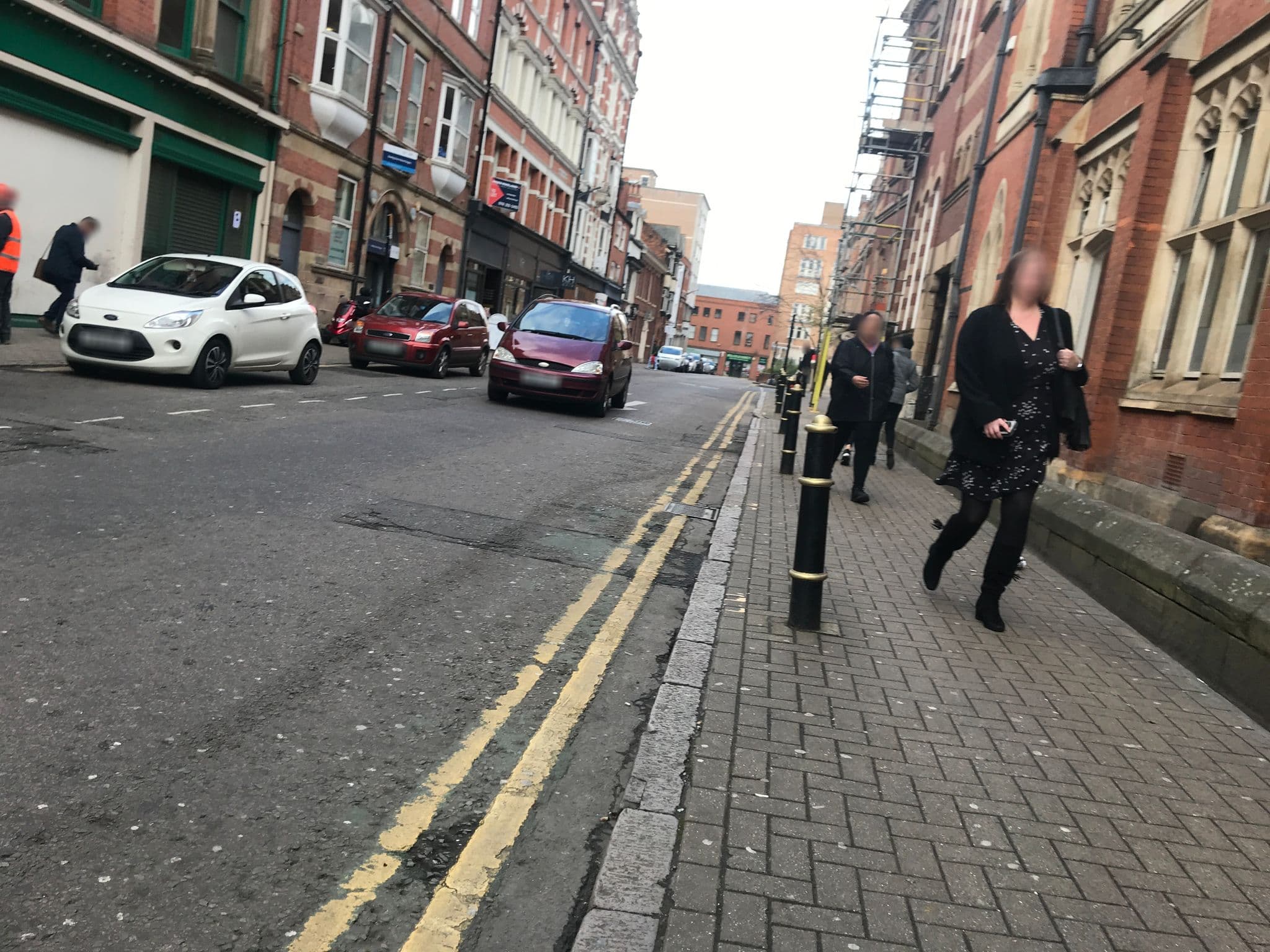 Street view near YMCA, Leicester — © cyclestreets (CC BY-SA · Mapillary)