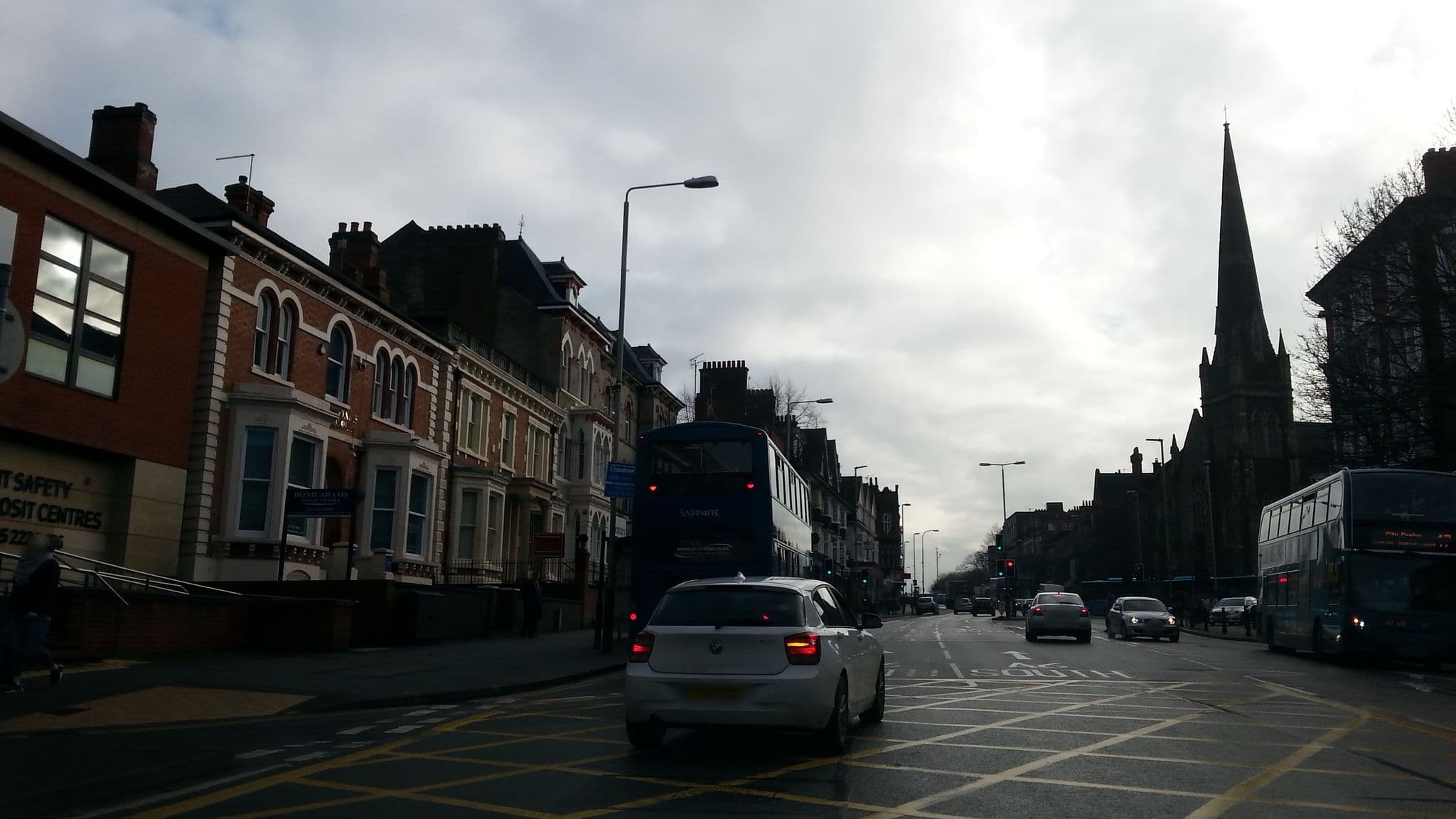 Street view near Rayson Hotel, Leicester — © adam2 (CC BY-SA · Mapillary)